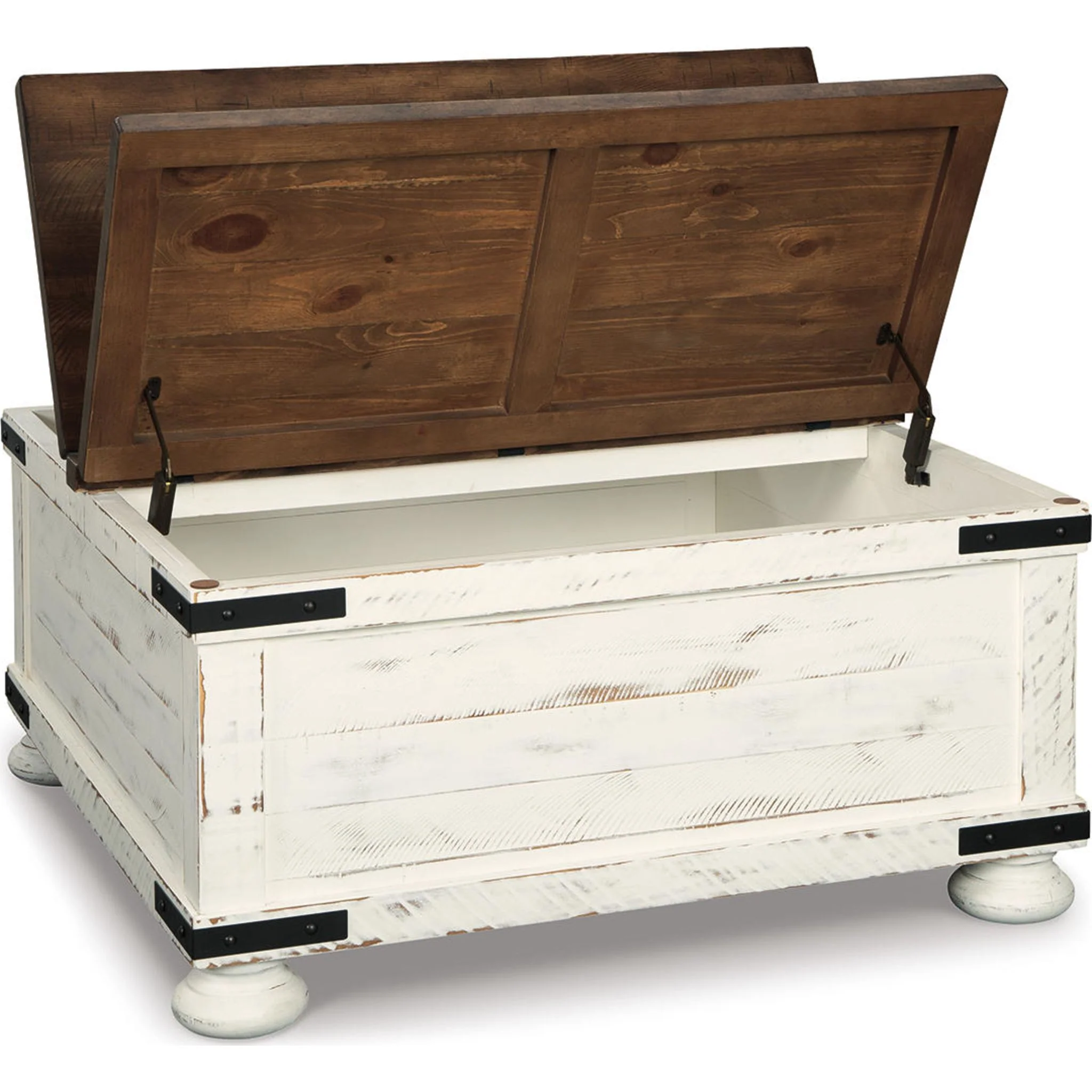 Turnbridge Wells Coffee Table - White/Brown - Image 15