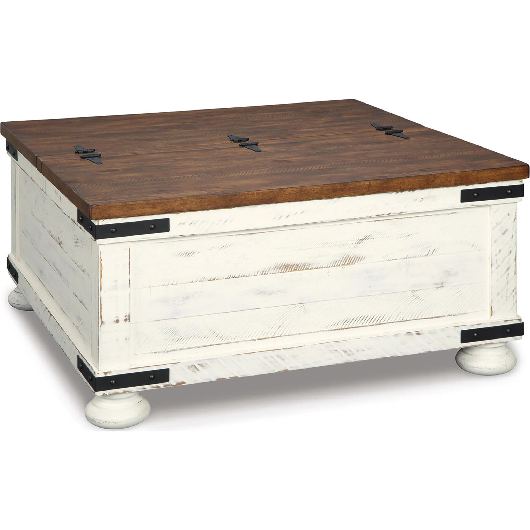 Turnbridge Wells Coffee Table - White/Brown - Image 25