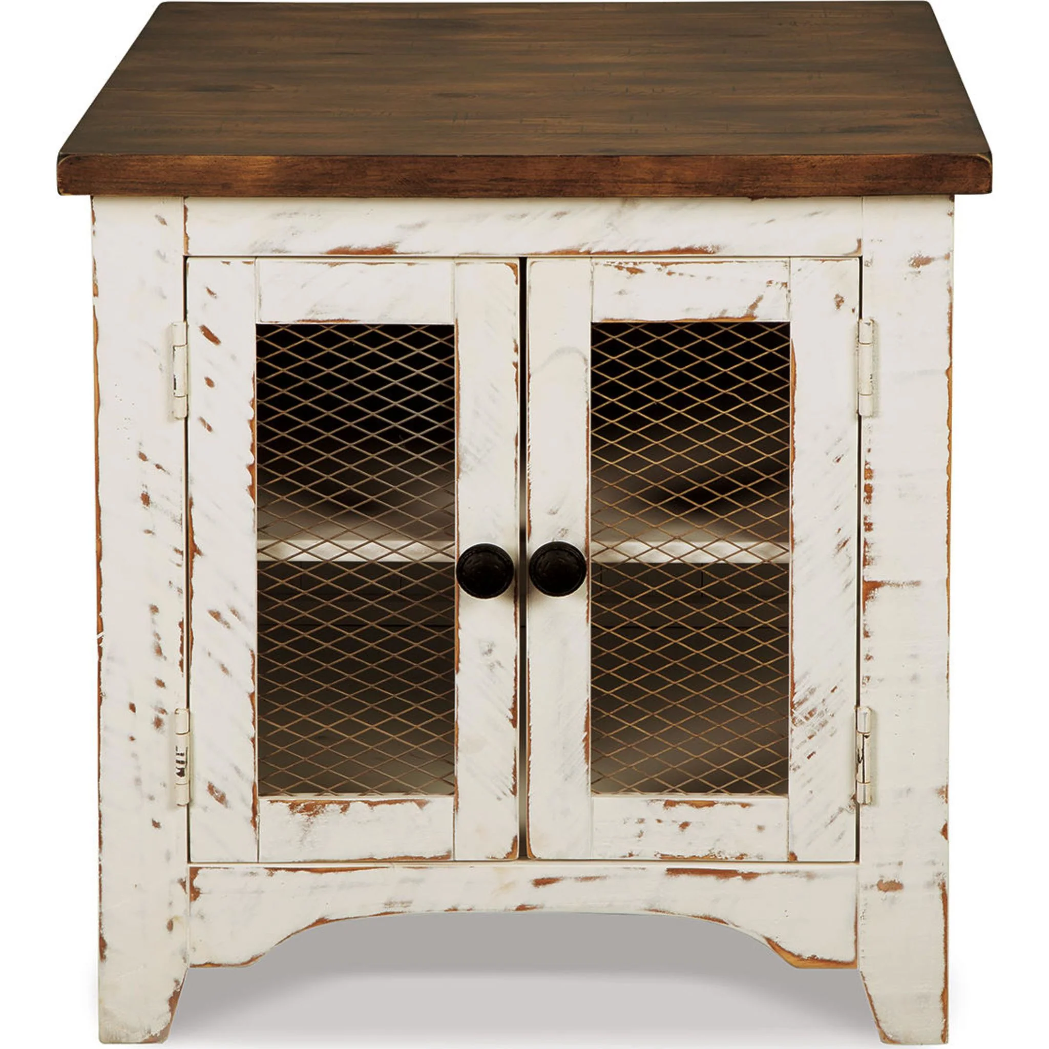 Turnbridge Wells End Table - White/Brown - Image 19