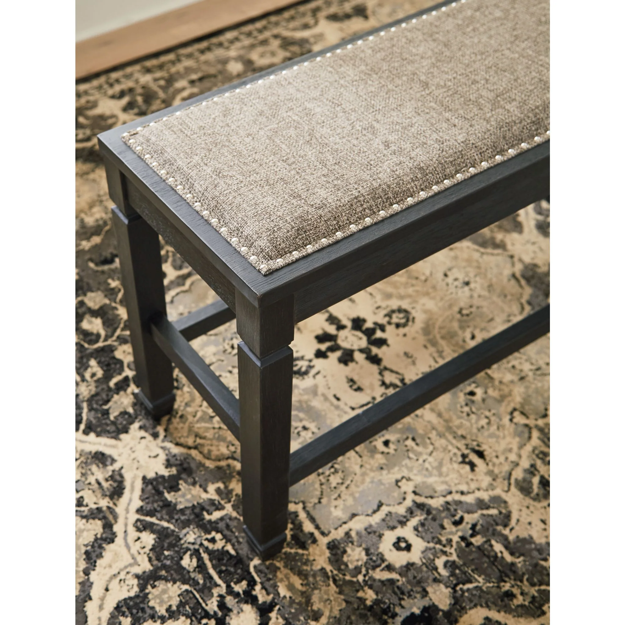Tyler Creek Counter Height Bench - Antique Black - (D736-09) - Image 5