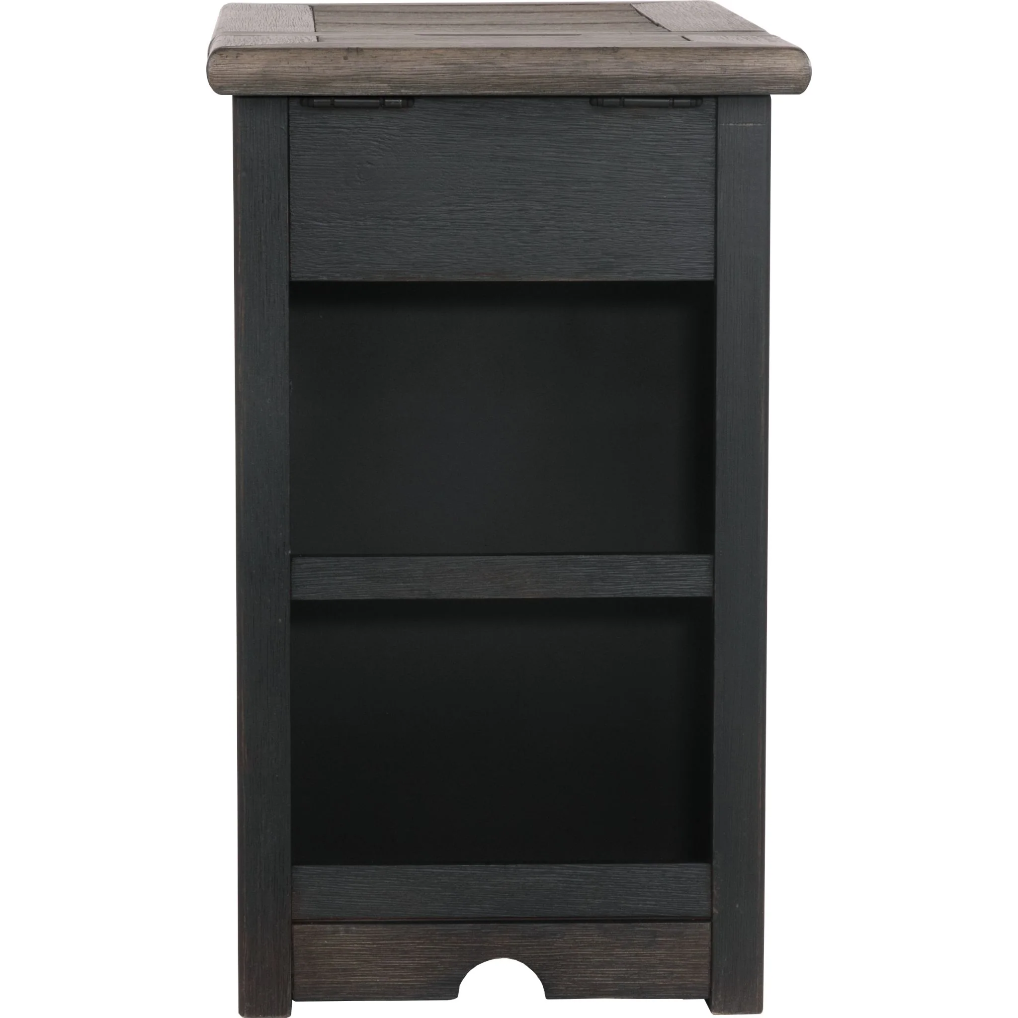 Tyler Creek Chair Side End Table - Grayish Brown/Black - Image 4