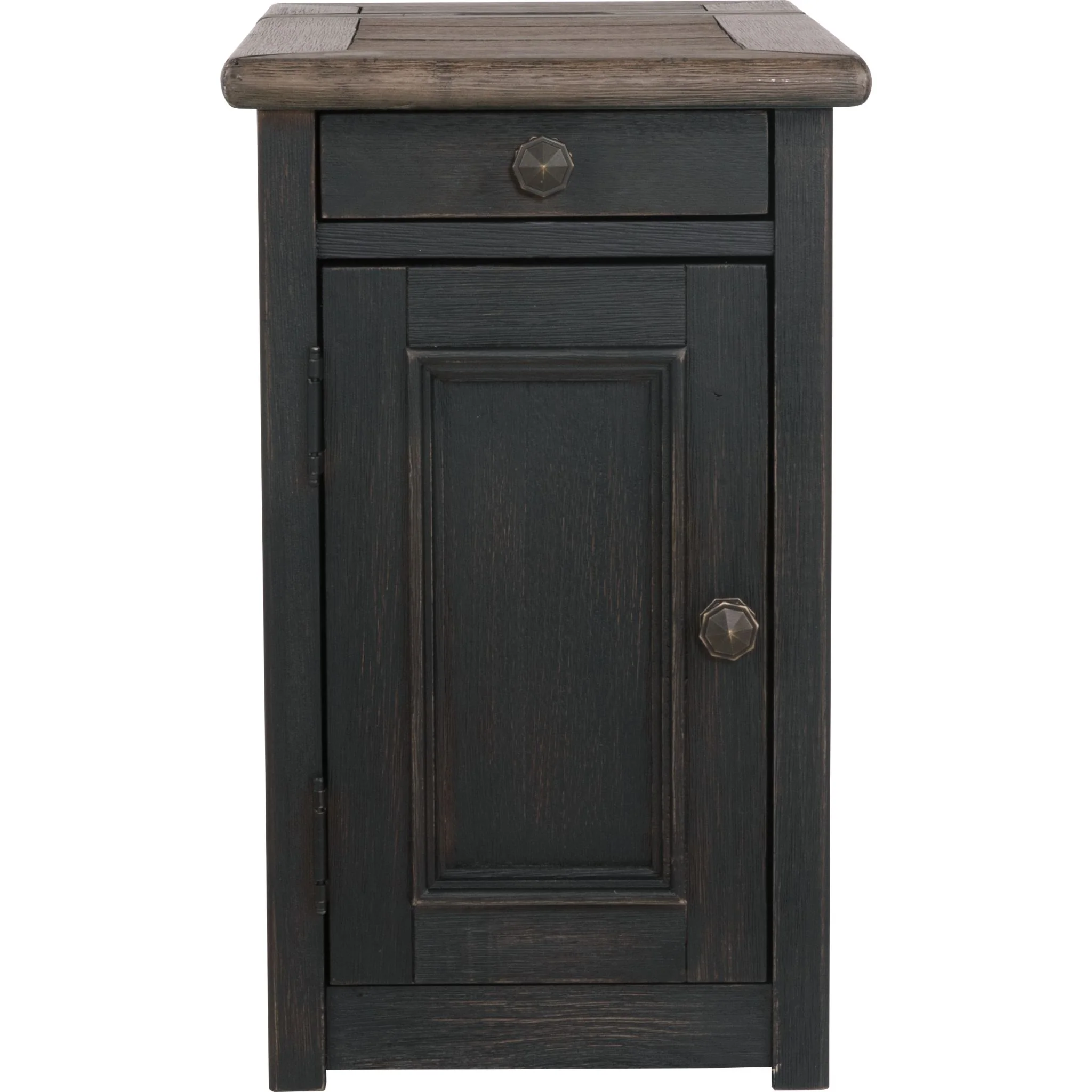 Tyler Creek Chair Side End Table - Grayish Brown/Black - Image 6