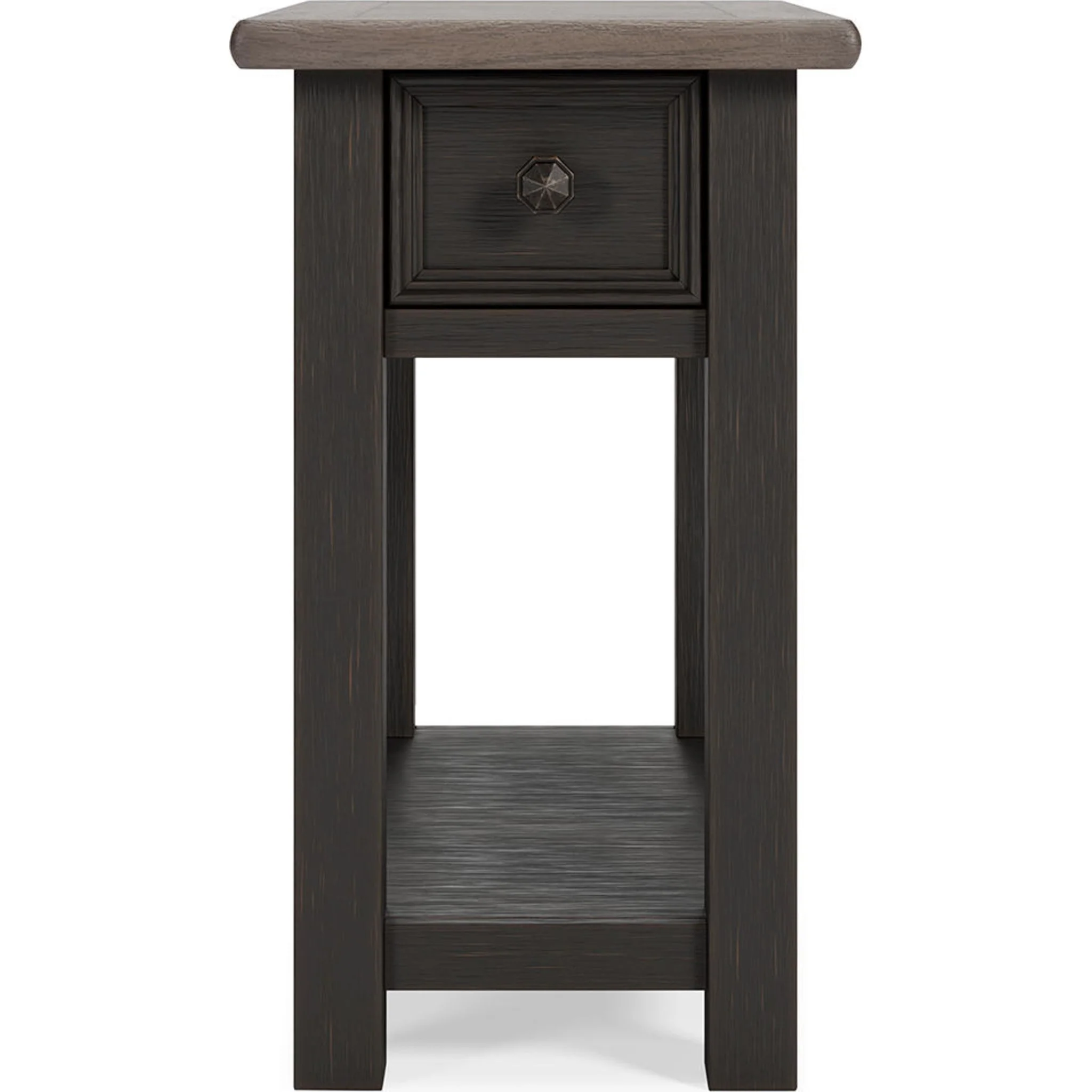 Tyler Creek Chair Side End Table - Grayish Brown/Black - Image 19