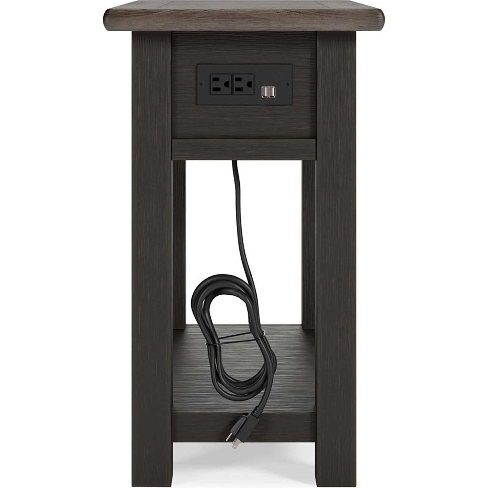 Tyler Creek Chair Side End Table - Grayish Brown/Black - Image 24