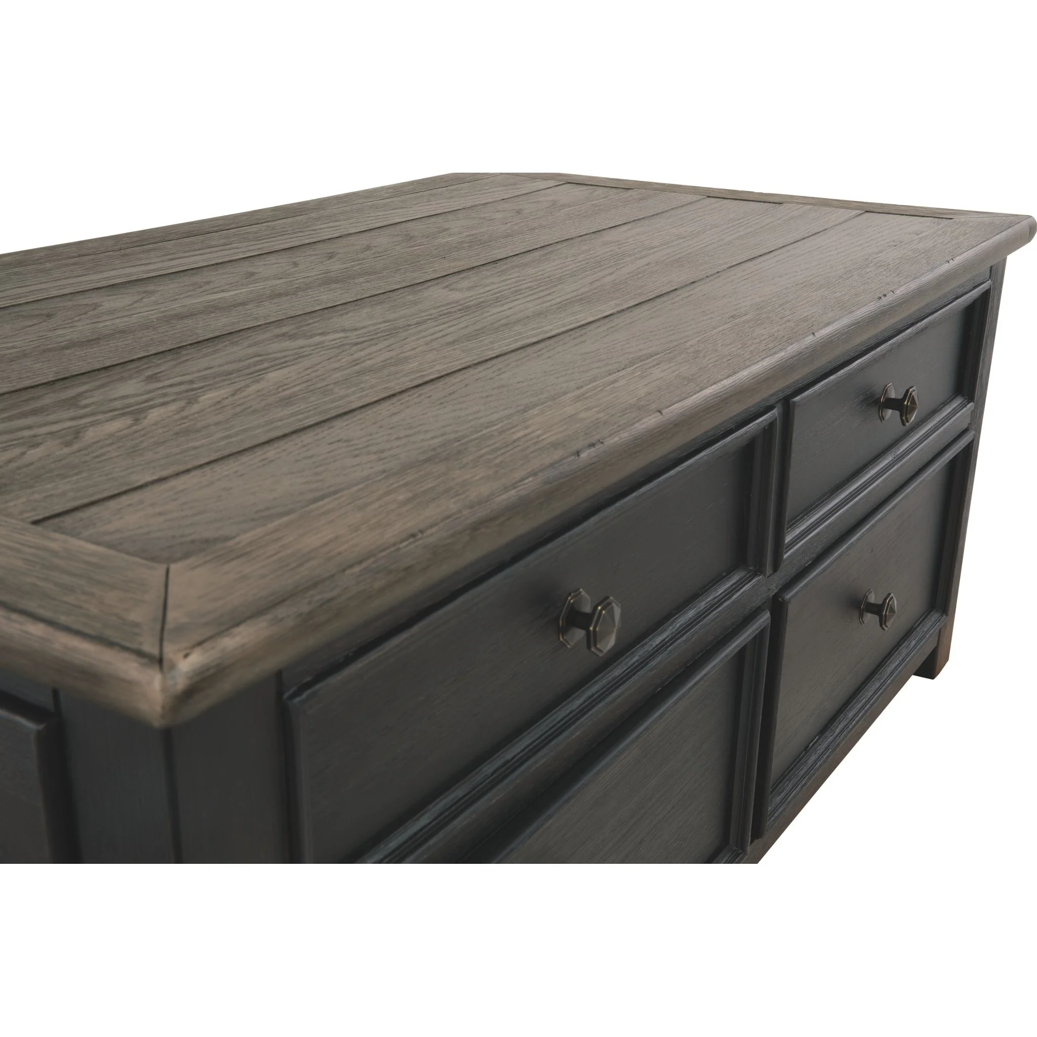 Tyler Creek Coffee Table - Grayish Brown/Black - Image 10