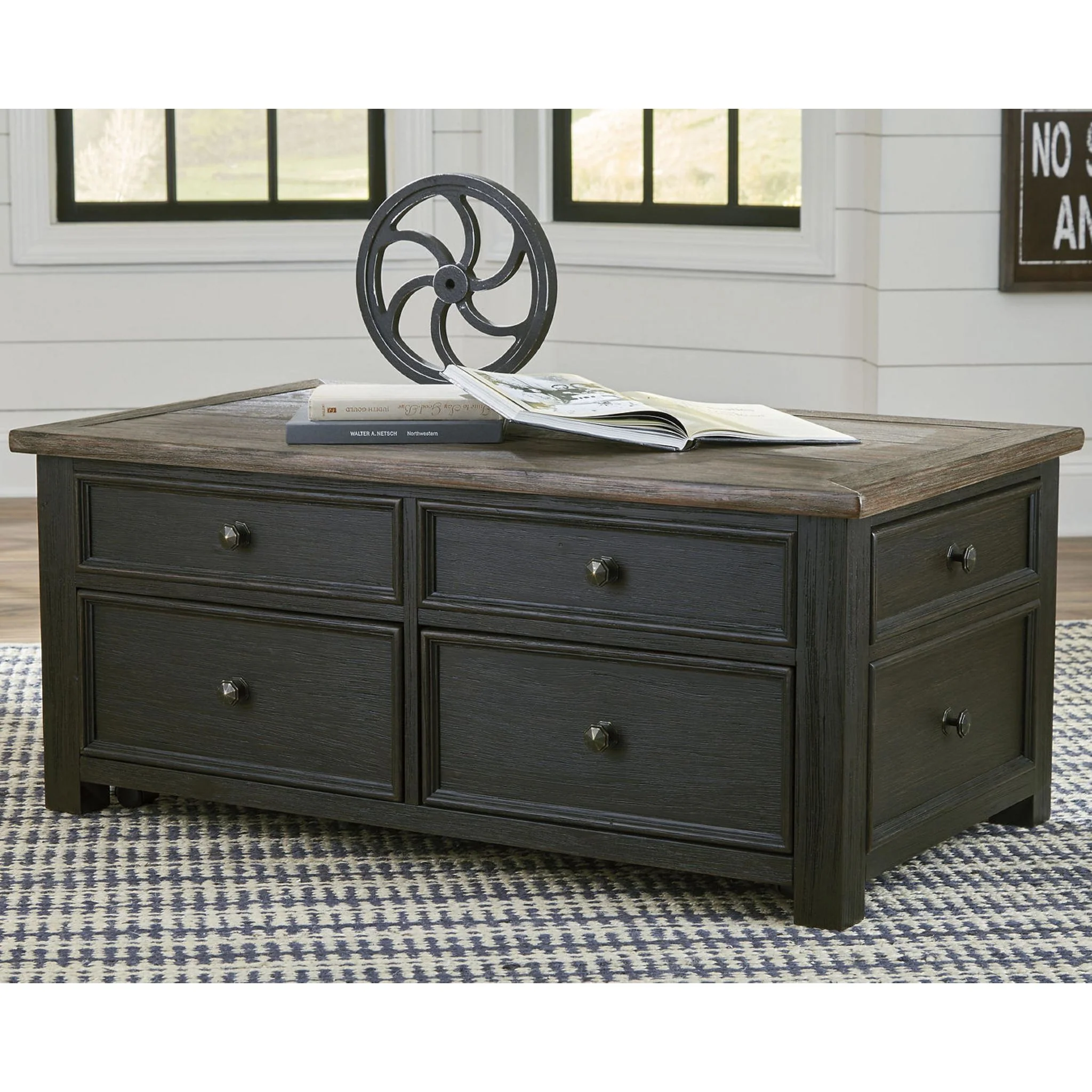 Tyler Creek Coffee Table - Grayish Brown/Black - Image 27