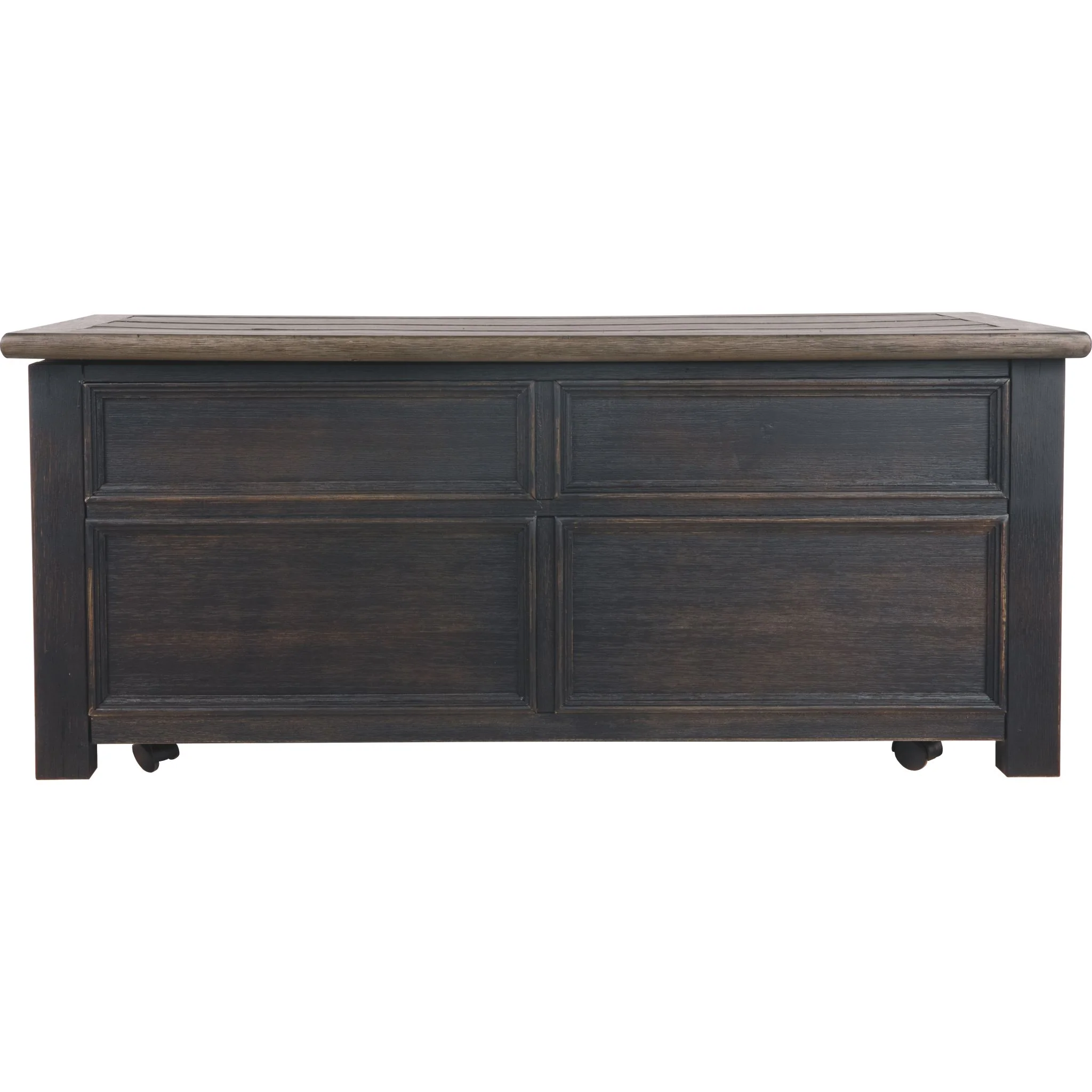 Tyler Creek Coffee Table - Grayish Brown/Black - Image 4
