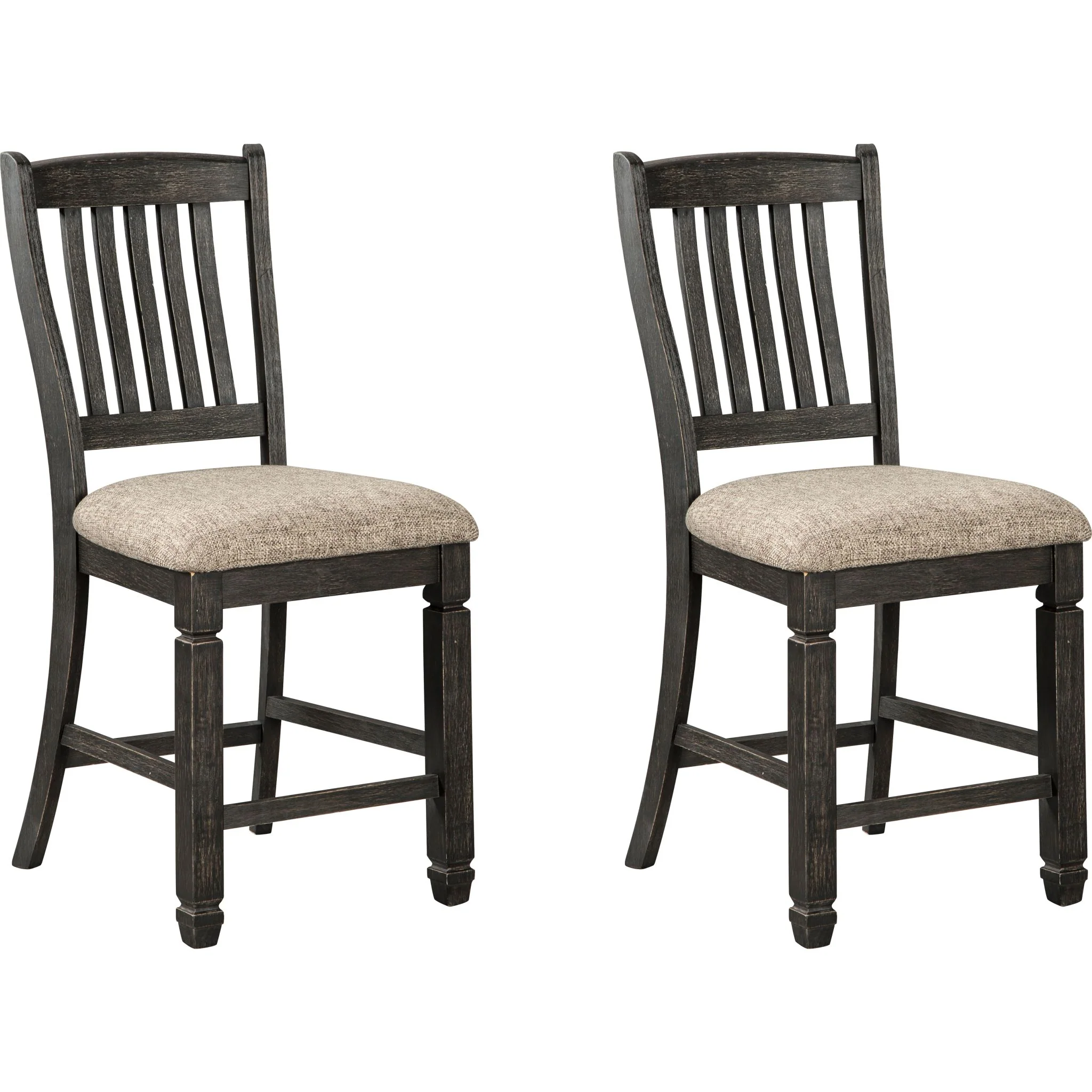 Tyler Creek Counter Height Stool - Black/Grayish Brown - (D736-124) - Image 7