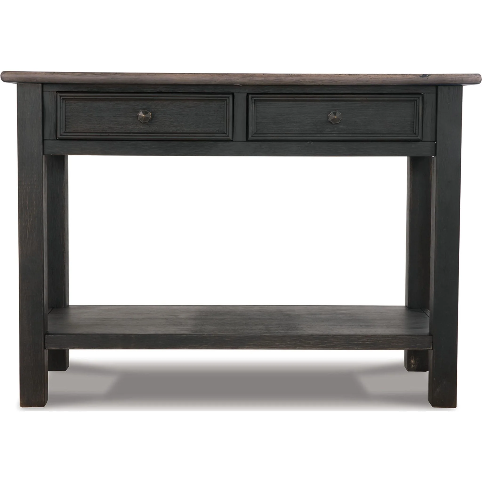 Tyler Creek Sofa Table - Brown/Black - Image 16