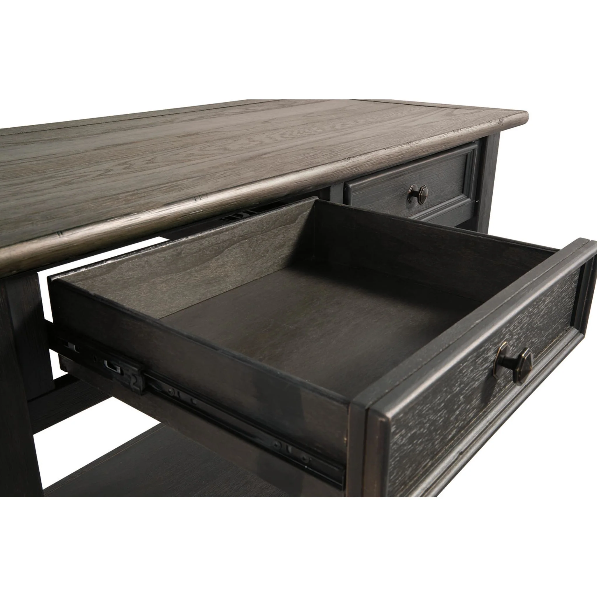 Tyler Creek Sofa Table - Brown/Black - Image 26