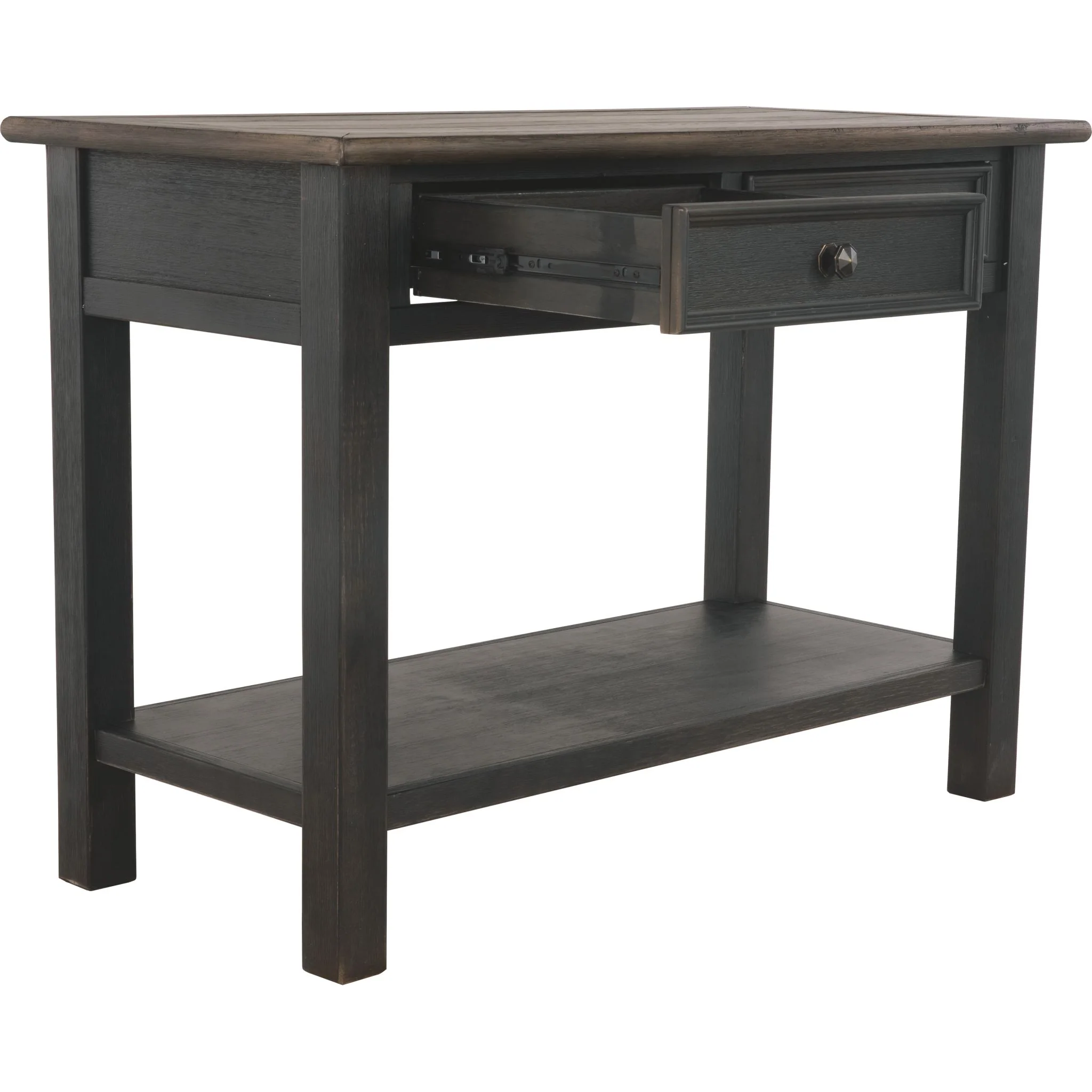 Tyler Creek Sofa Table - Brown/Black - Image 3