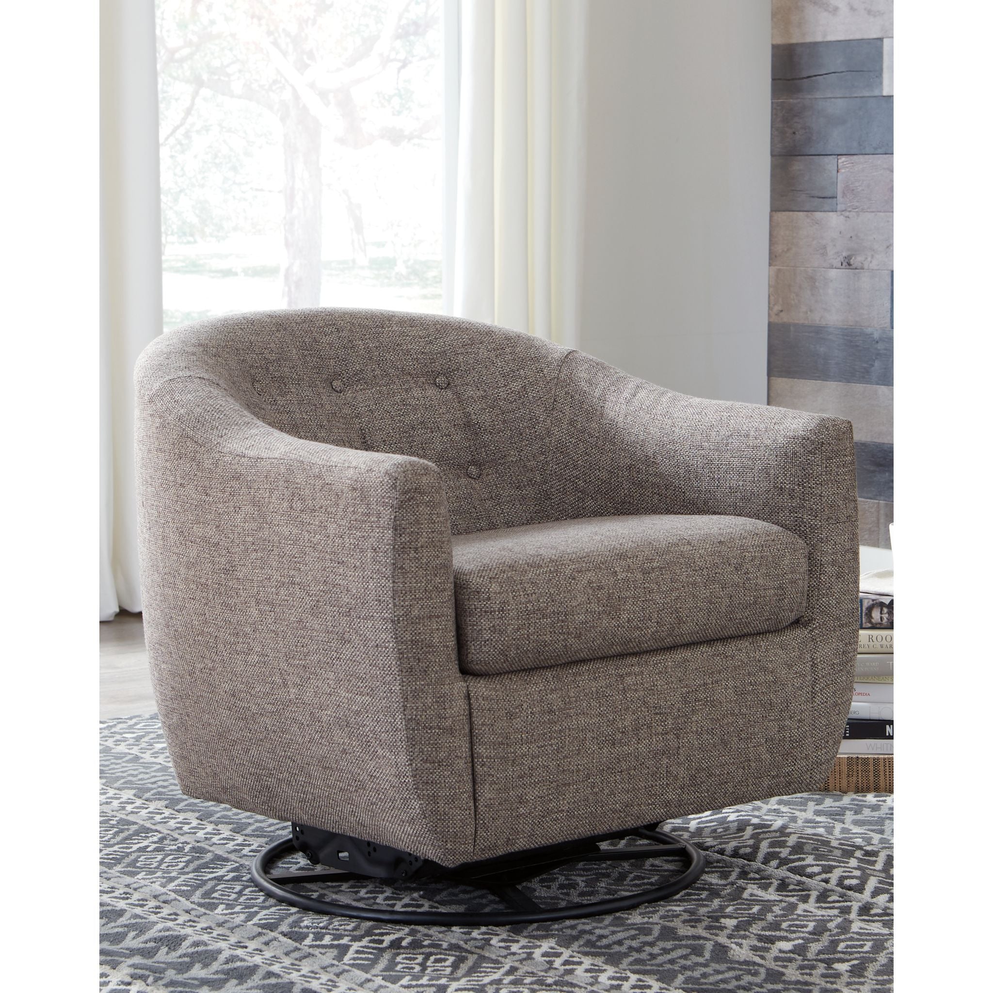 Upshur Accent Chair - Taupe - Image 2