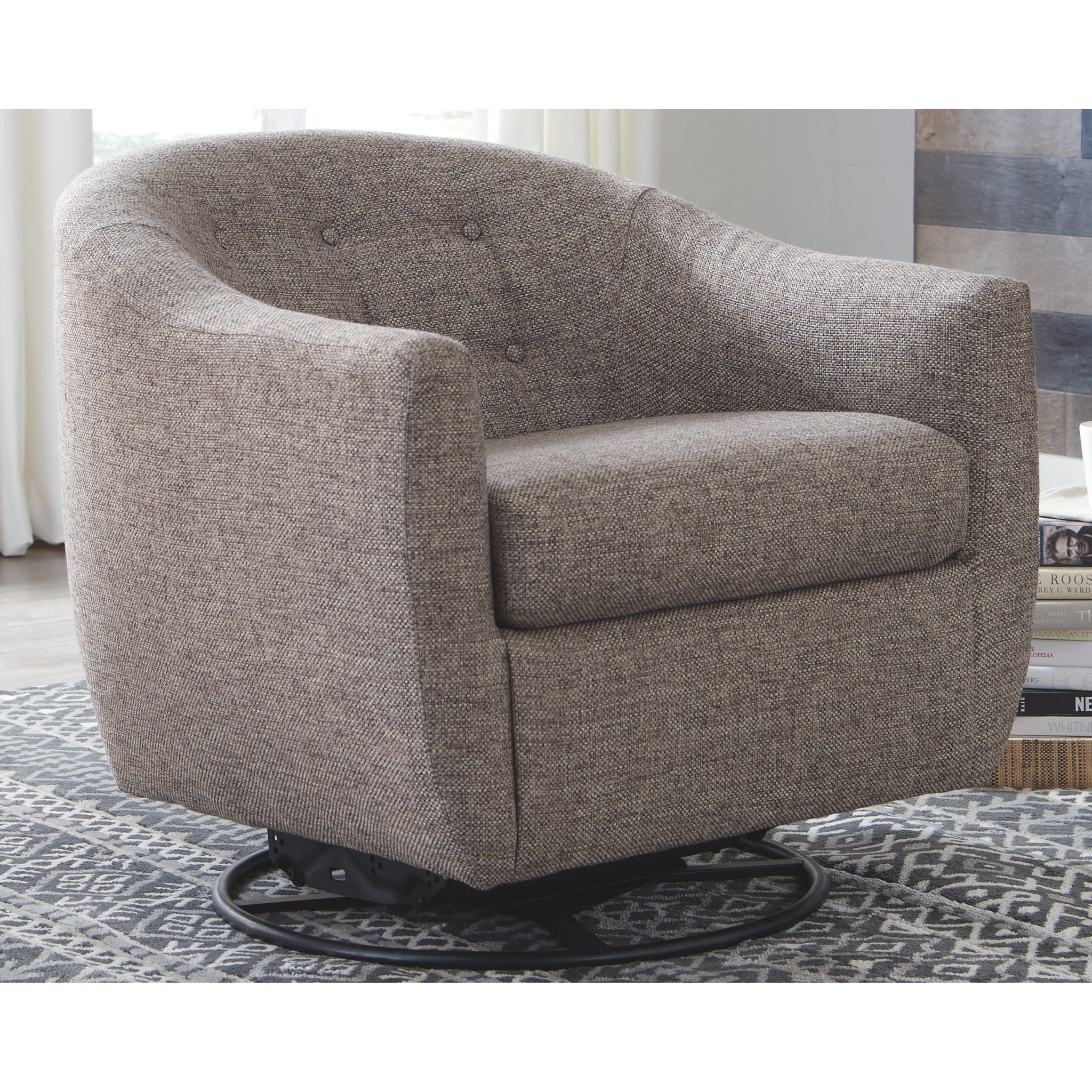 Upshur Accent Chair - Taupe - Image 3
