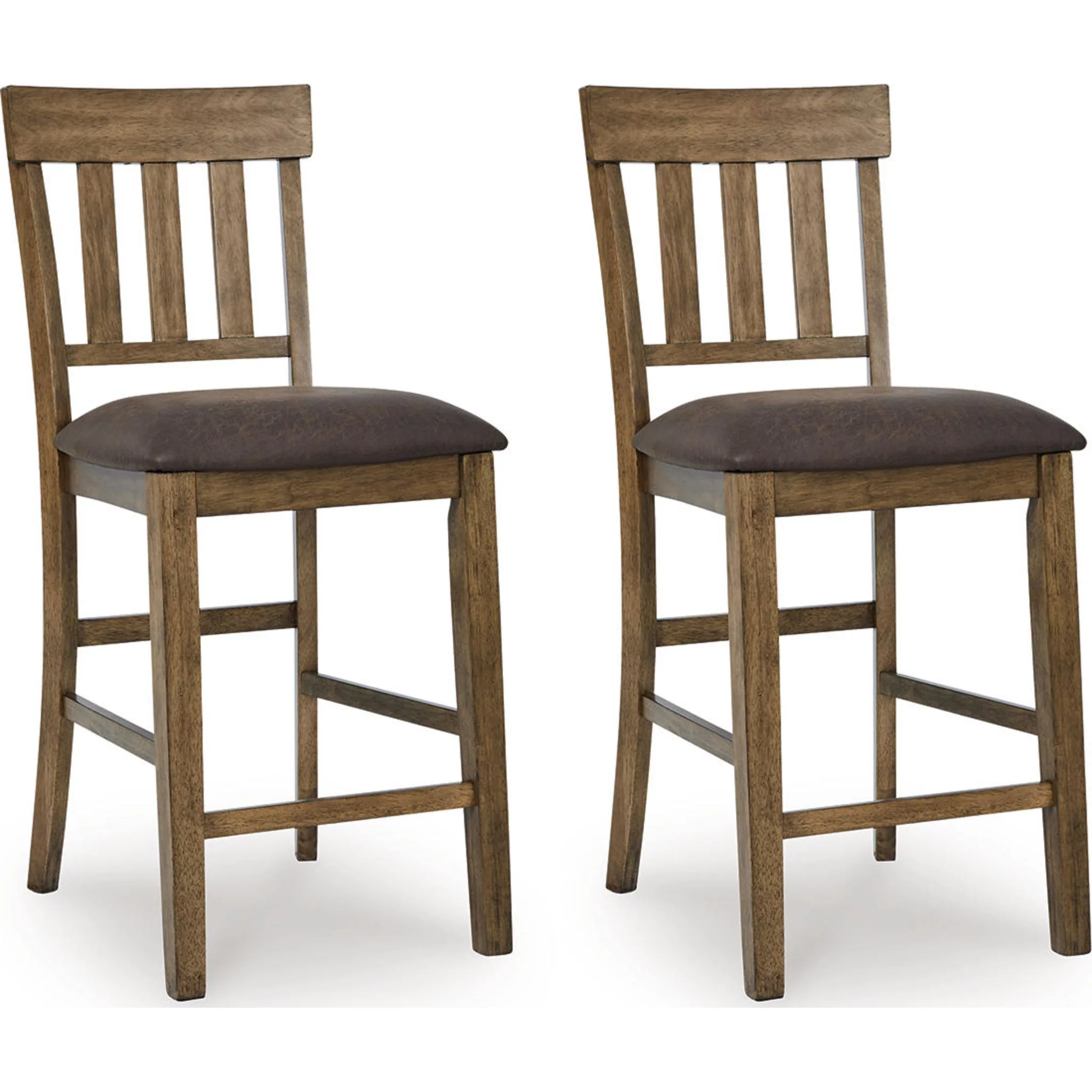 Urbinforte Counter Height Stool - Light Brown - (PCD592-124) - Image 2