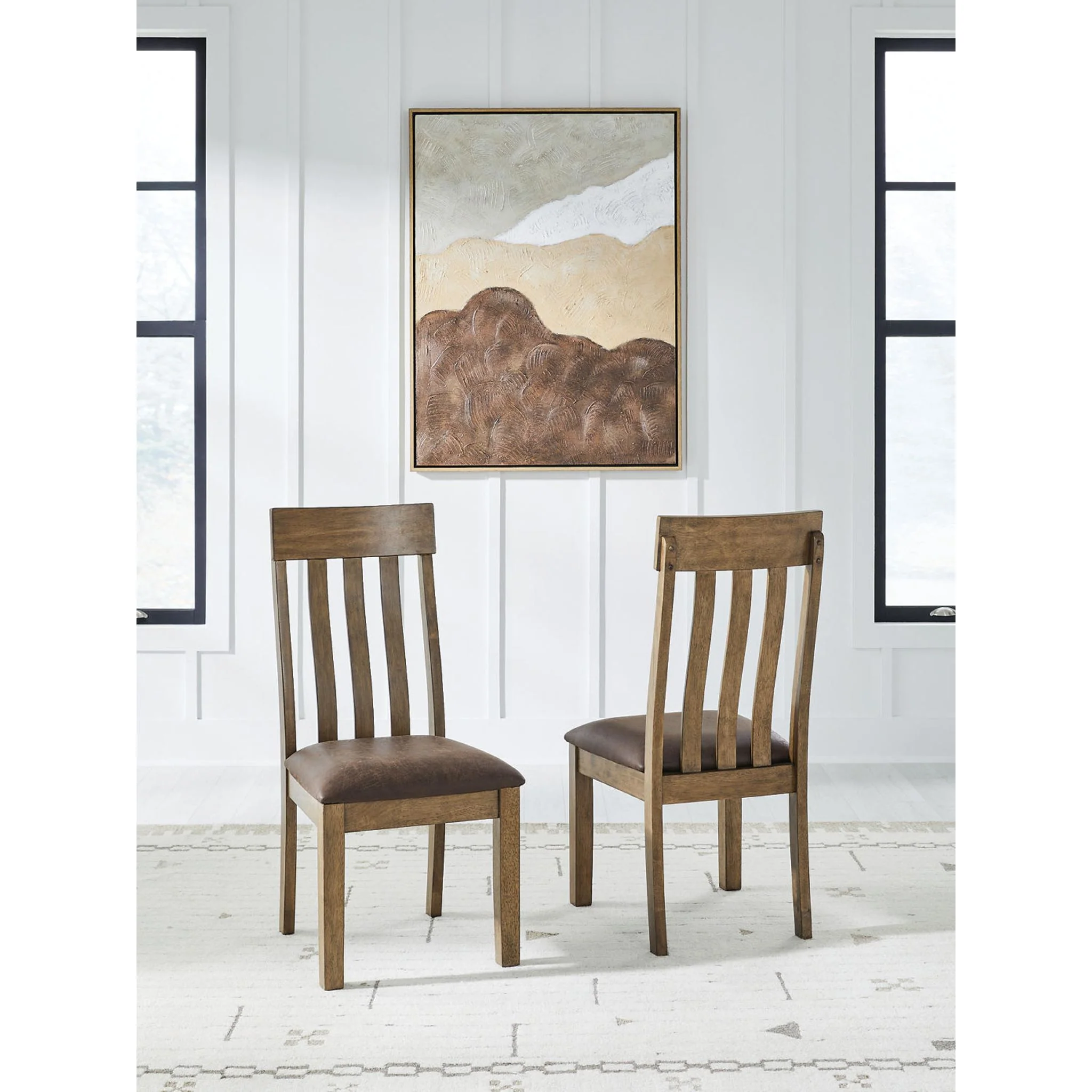 Urbinforte Dining Chair - Light Brown - (PCD592-01) - Image 2