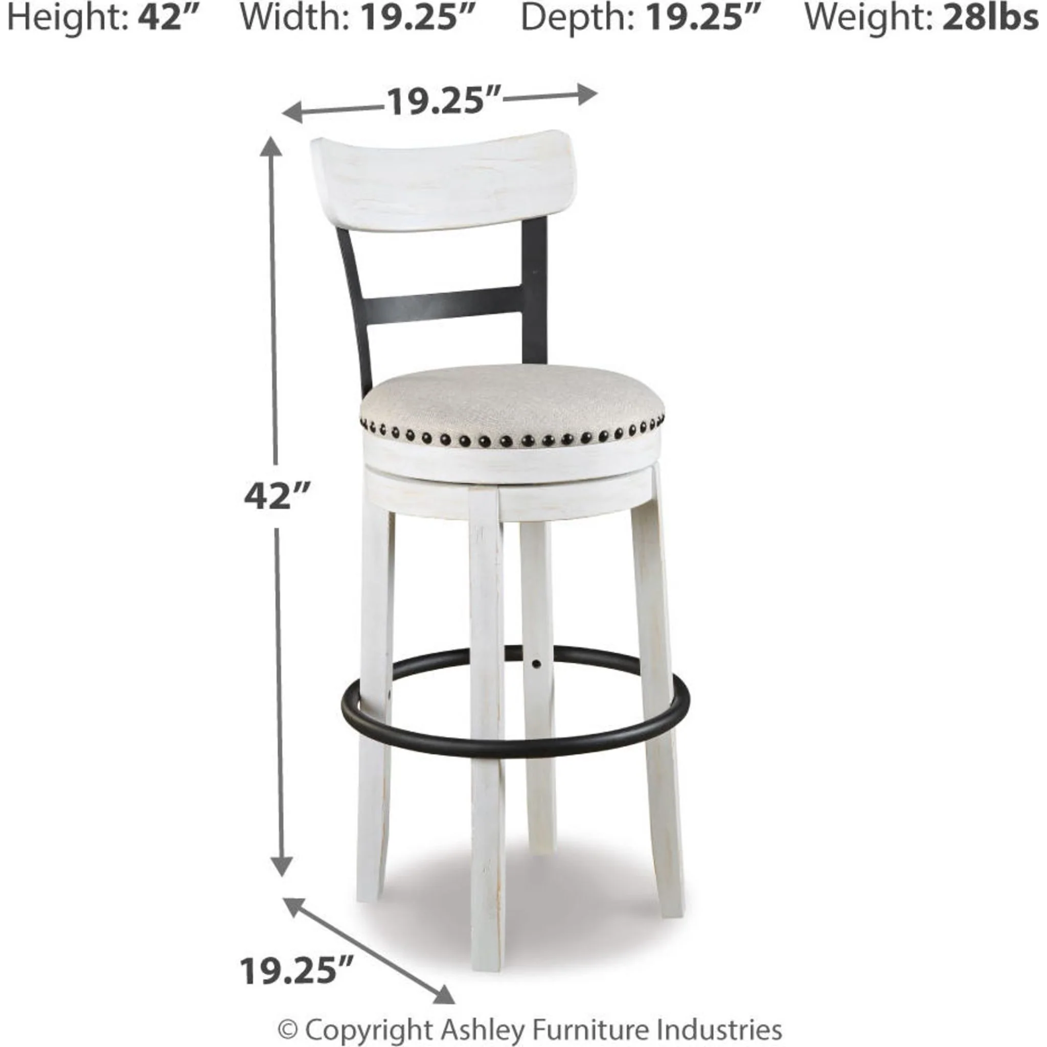 Valebeck Bar Height Stool - Image 50