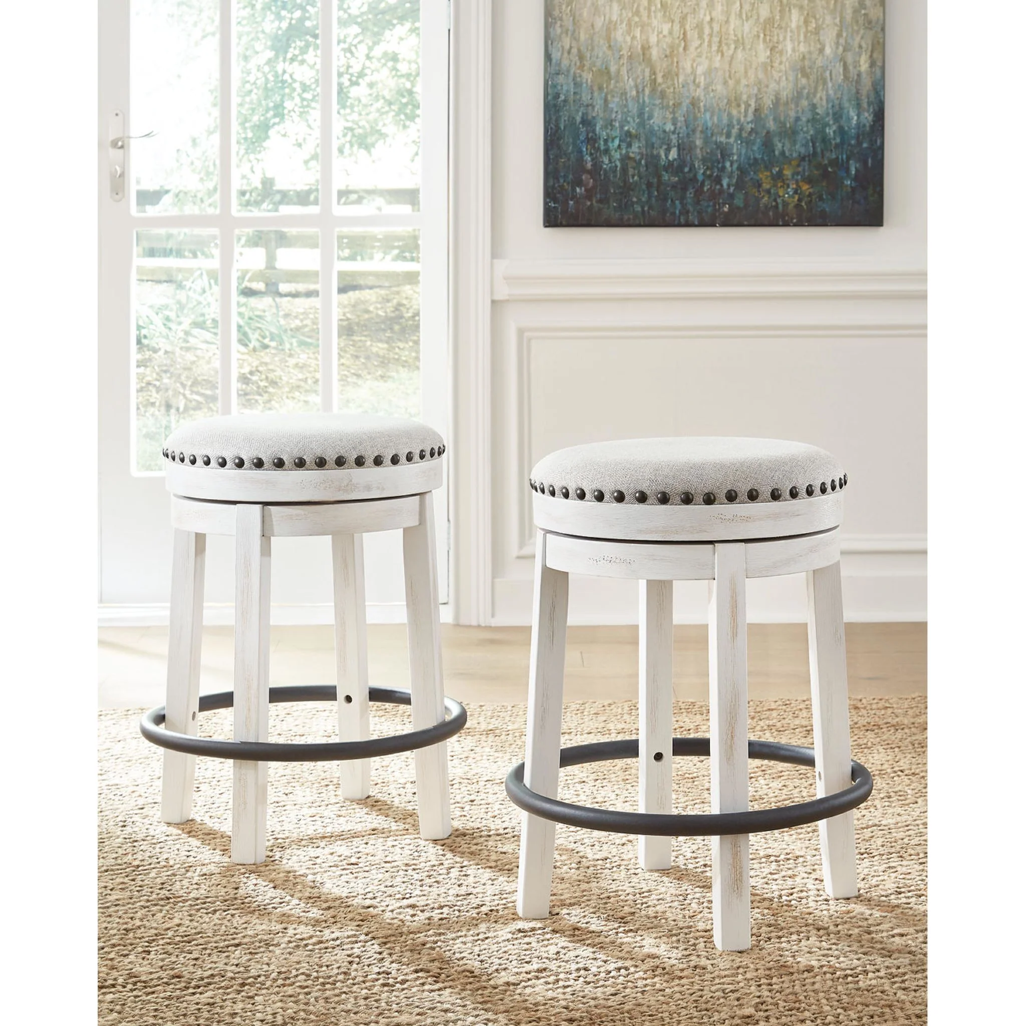 Valebeck Counter Height Stool - Brown/Black - (D546-124) - Image 28