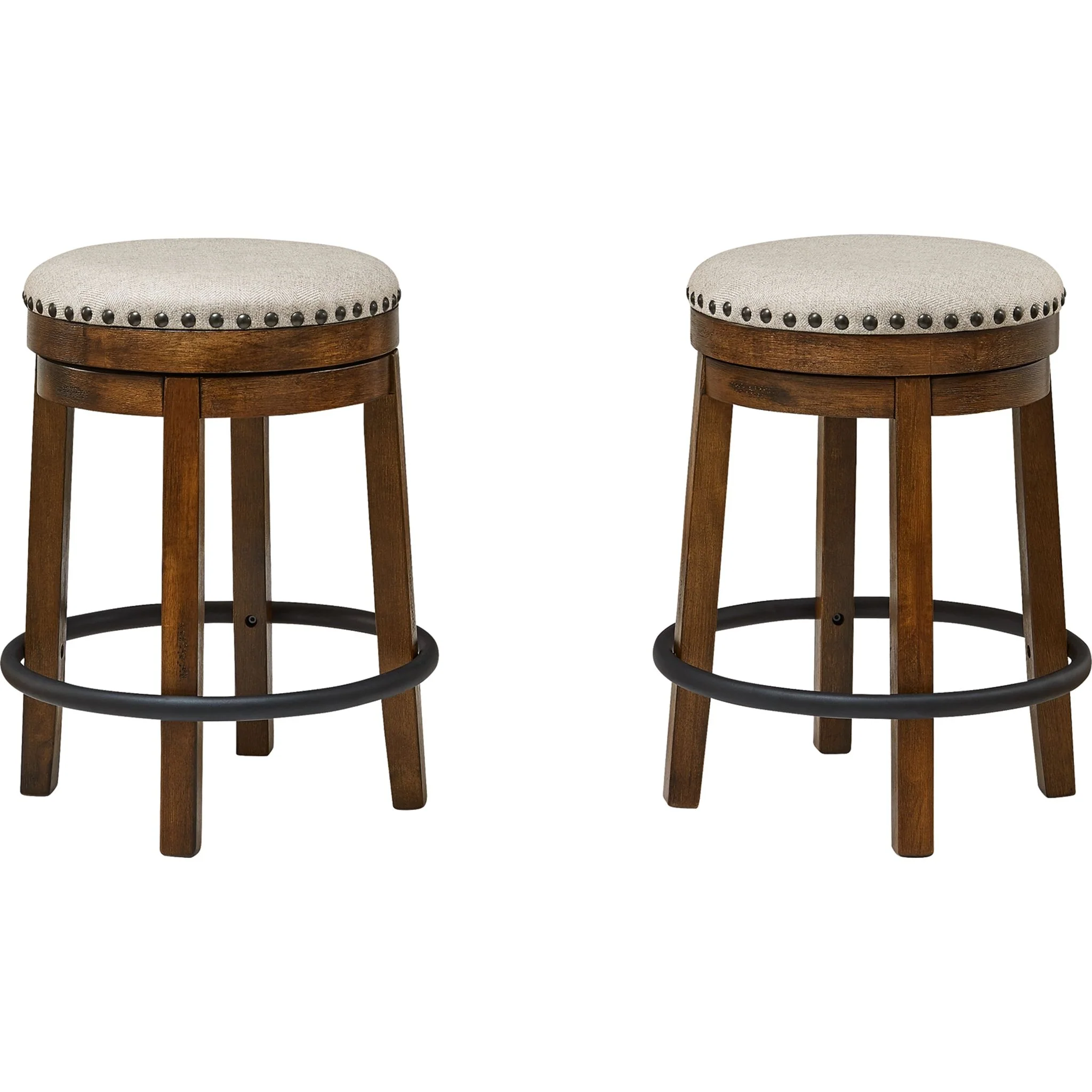 Valebeck Counter Height Stool - Brown/Black - (D546-124) - Image 4