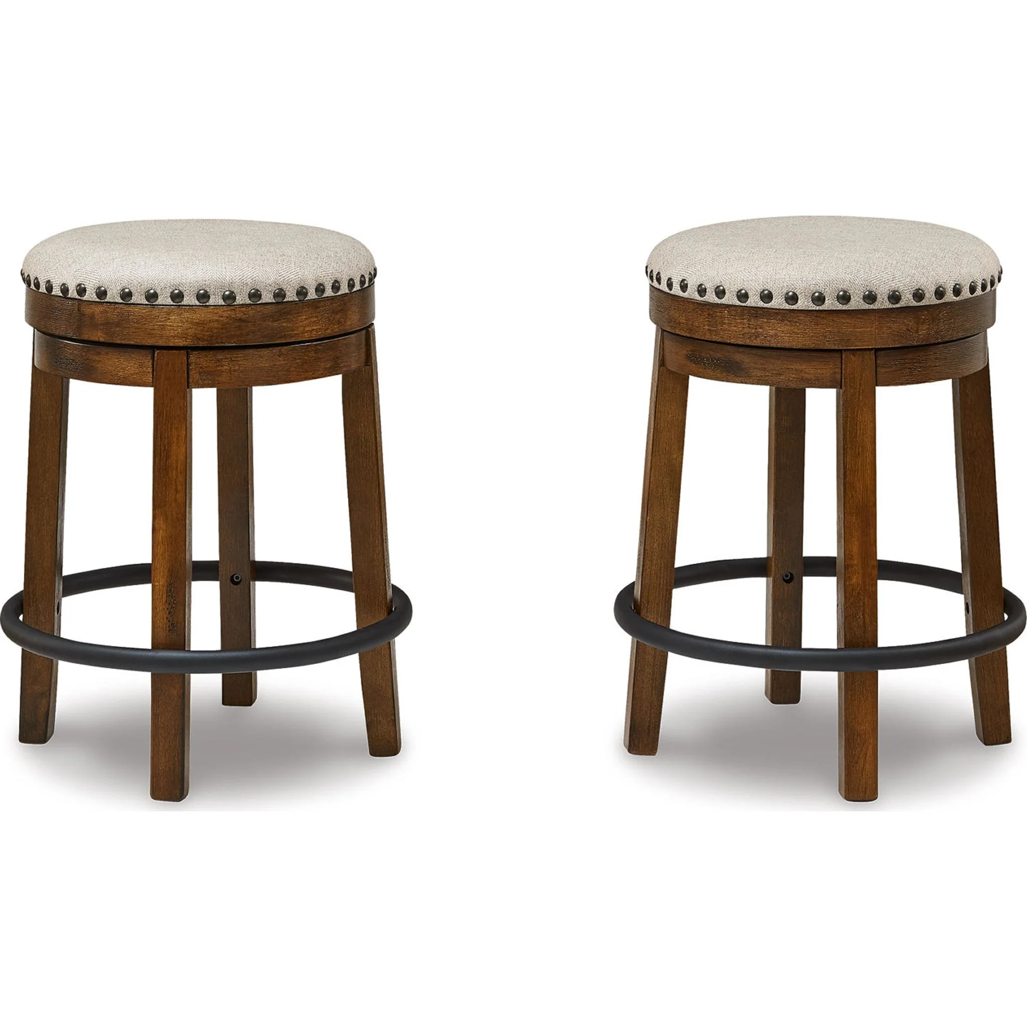Valebeck Counter Height Stool - Brown/Black - (D546-124) - Image 7