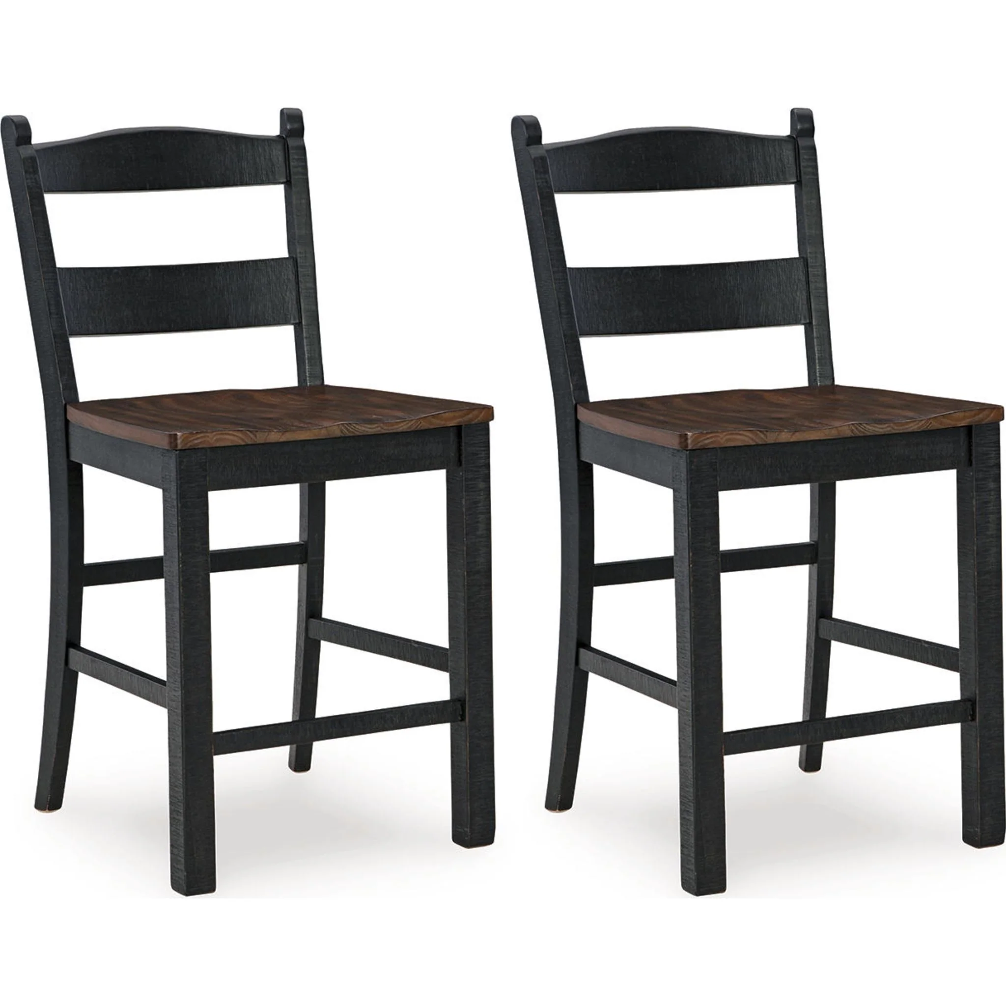 Valebeck Counter Height Stool - Black/Brown - (D546-724) - Image 3