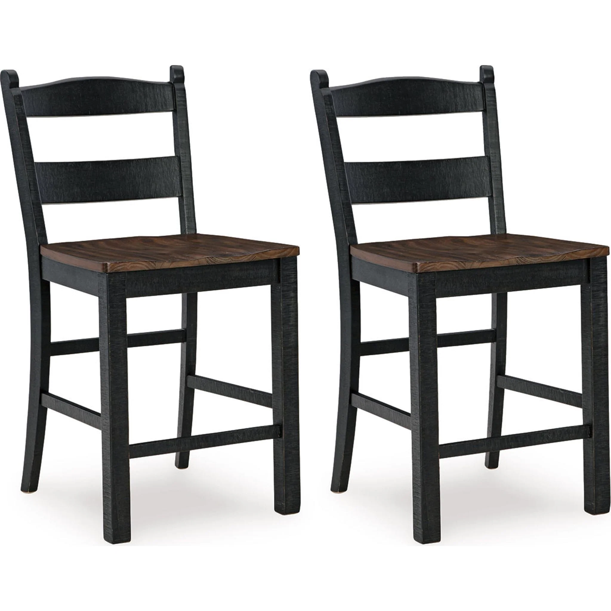 Valebeck Counter Height Stool - Black/Brown - (D546-724) - Image 8