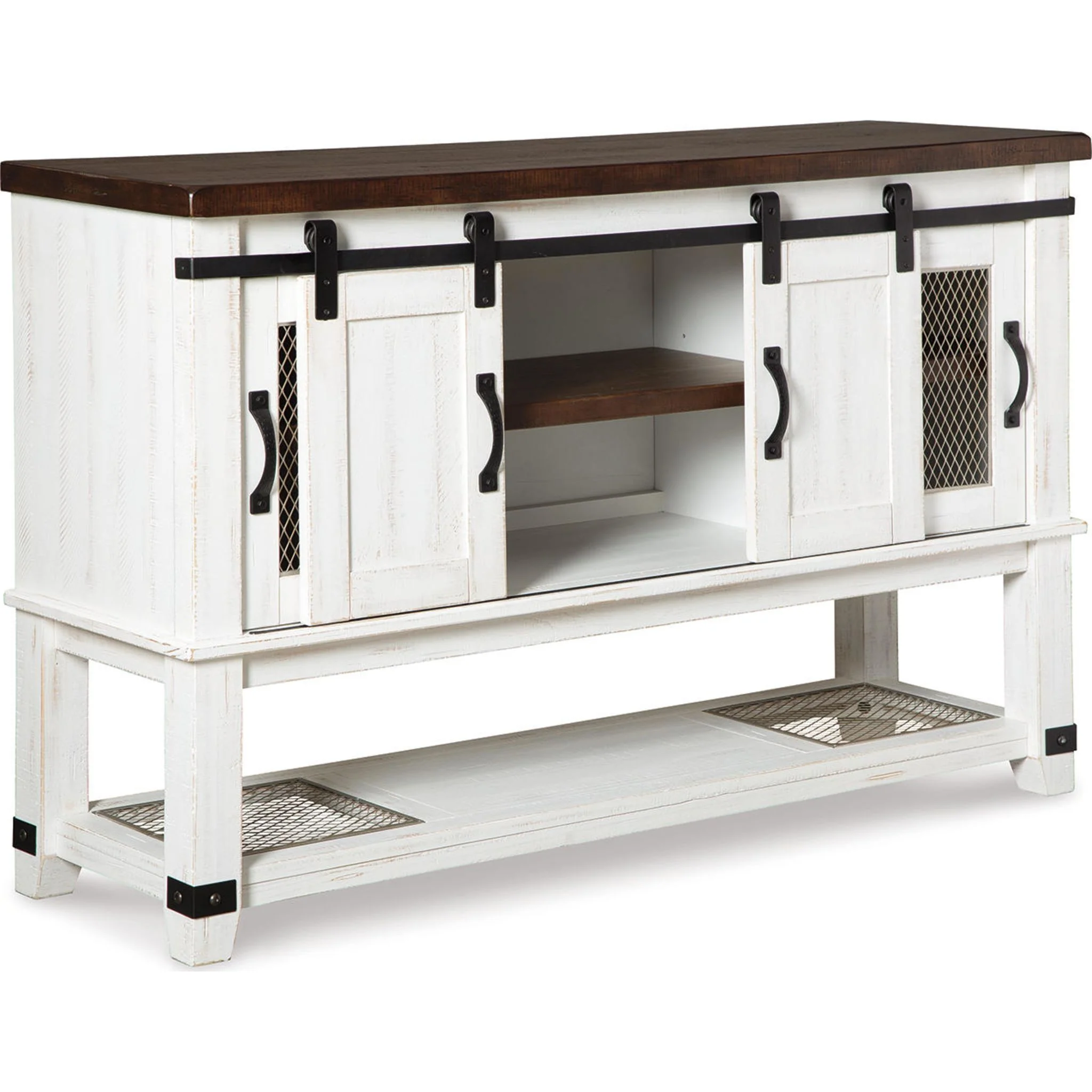 Valebeck Dining Server - White/Brown - (D546-60) - Image 12