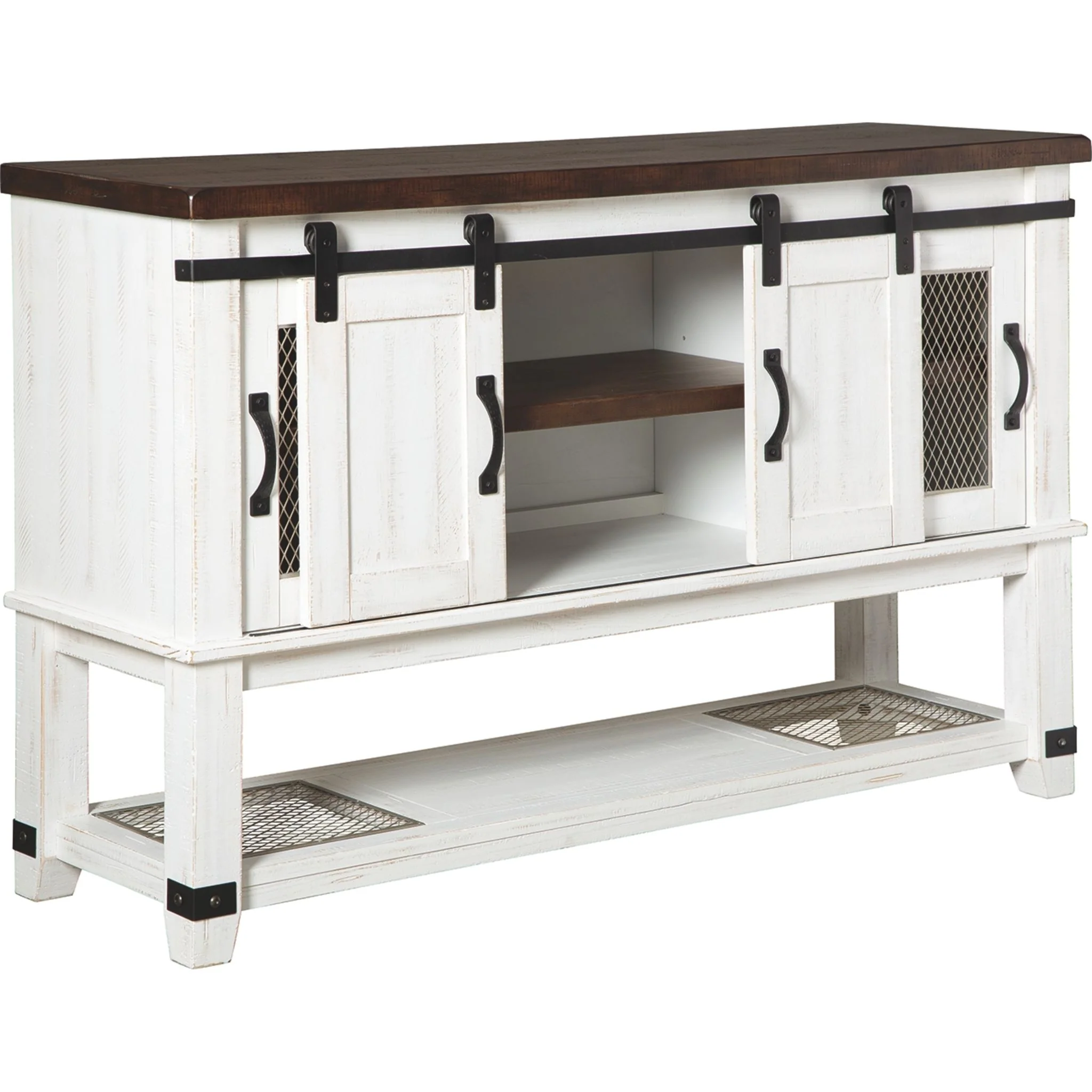 Valebeck Dining Server - White/Brown - (D546-60) - Image 3