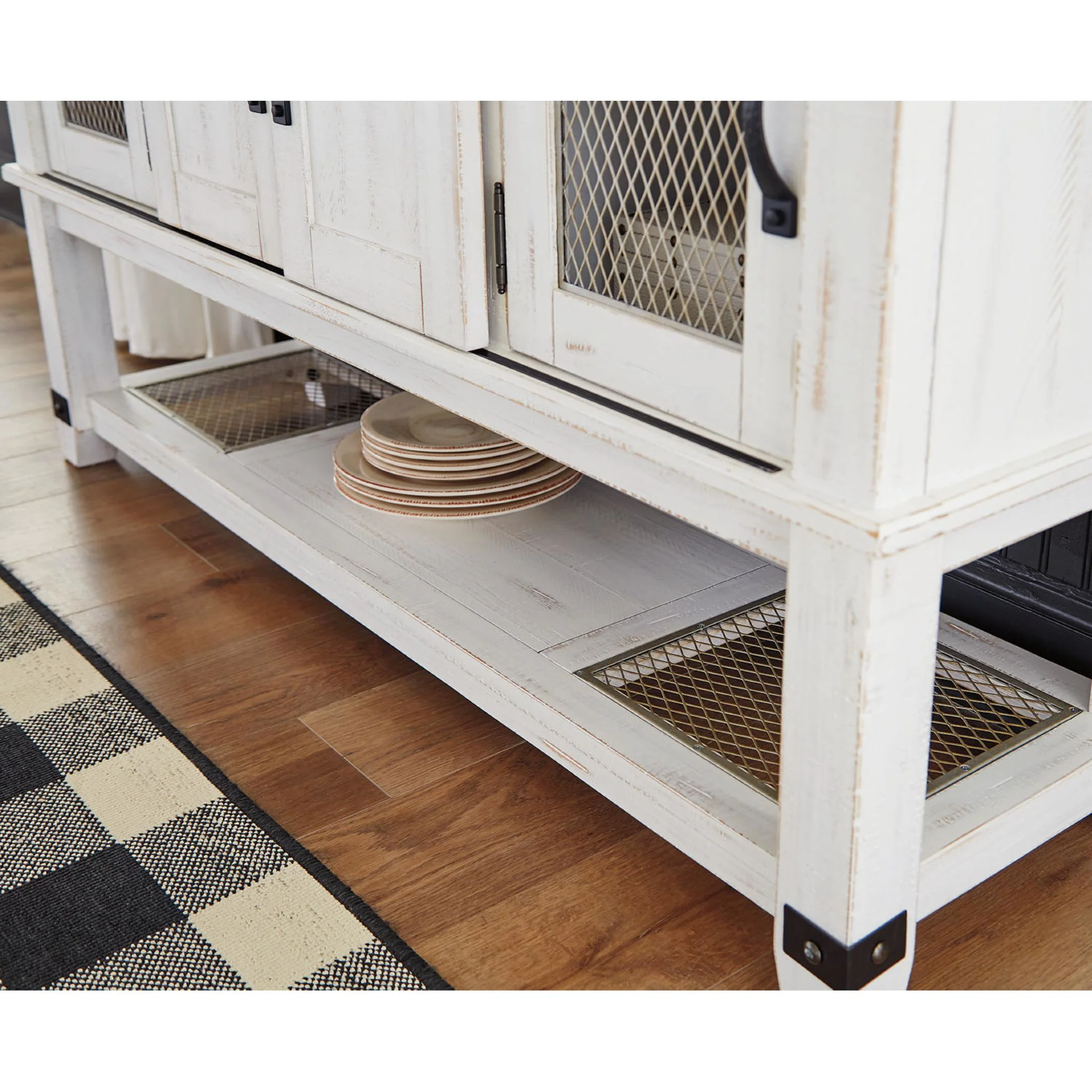 Valebeck Dining Server - White/Brown - (D546-60) - Image 9