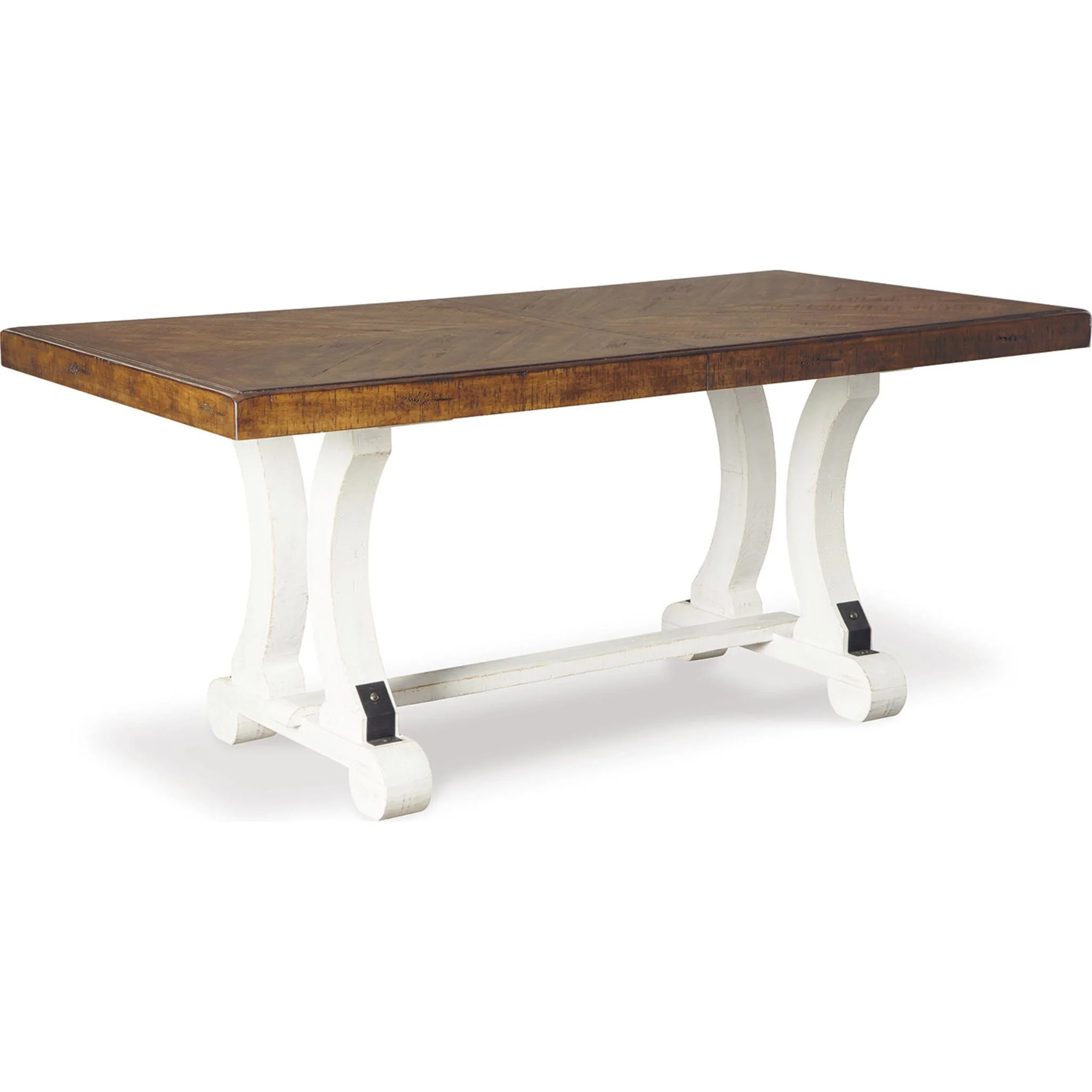 Valebeck Dining Extension Table - White/Brown - (D546-35) - Image 38