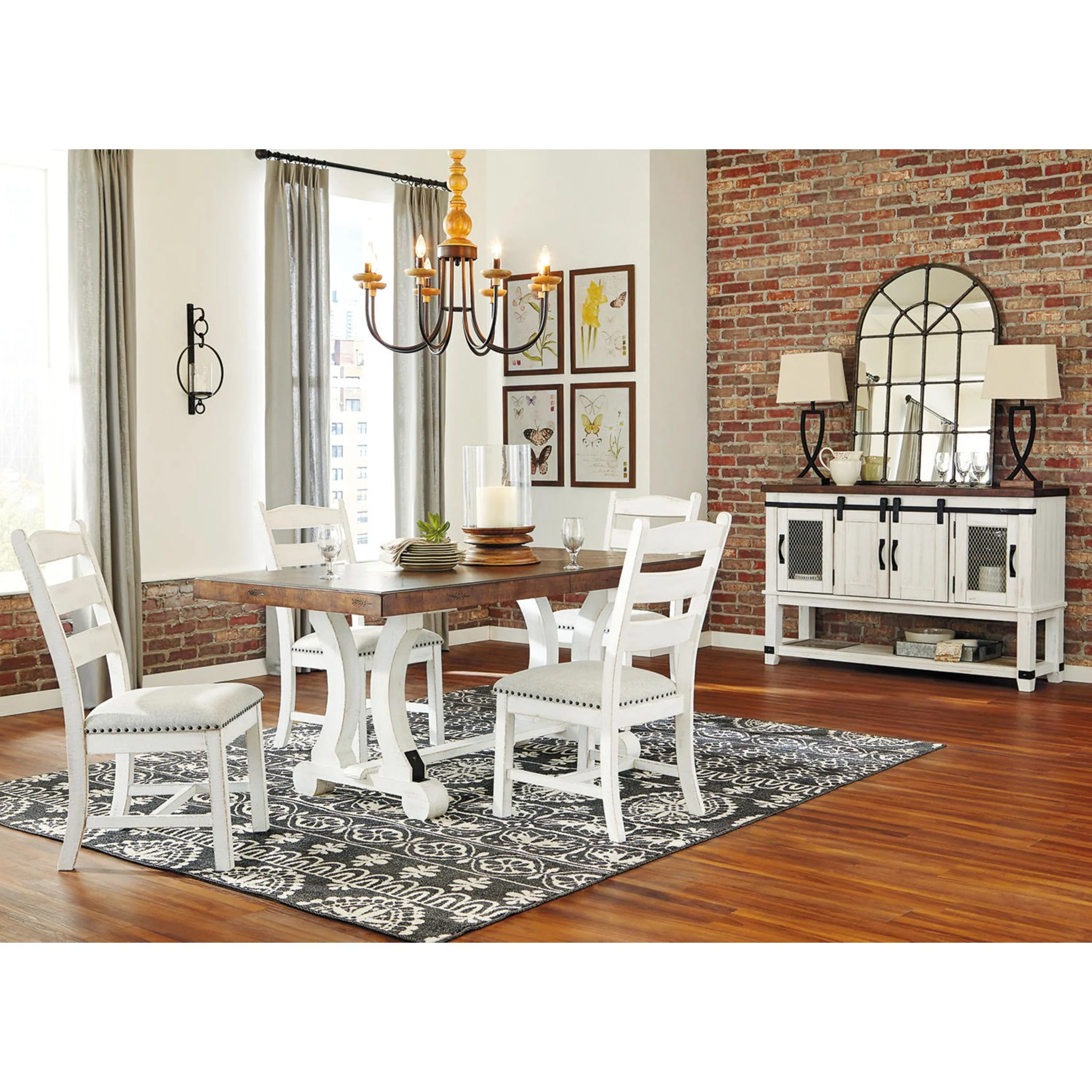 Valebeck Side Chair - Beige-White - (D546-01) - Image 12