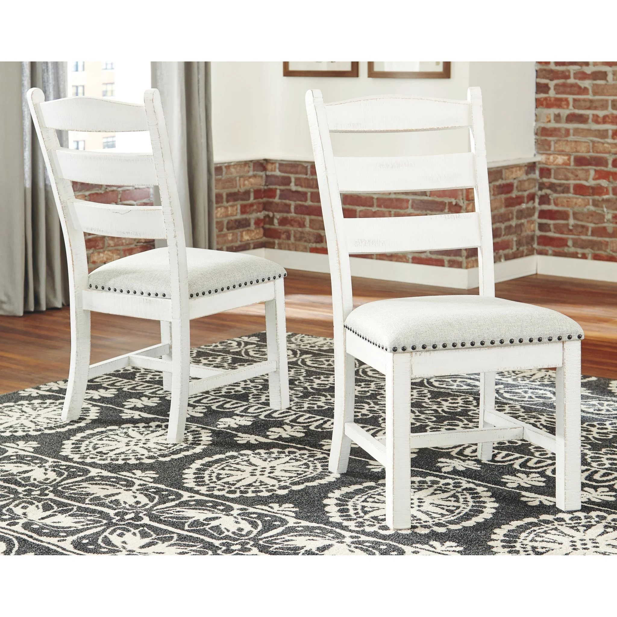 Valebeck Side Chair - Beige-White - (D546-01) - Image 3