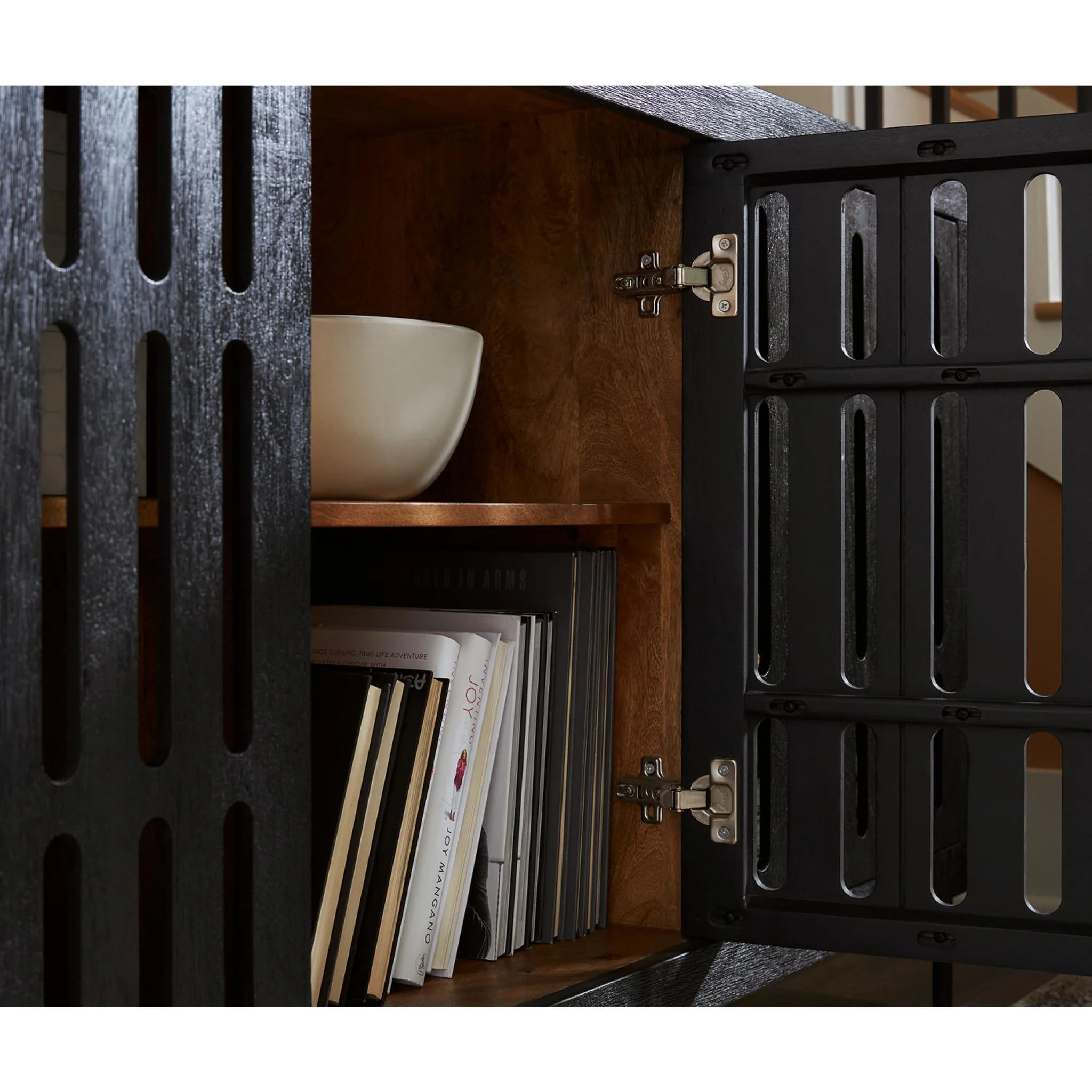 Vallisburg Accent Cabinet - Black/Natural - Image 10