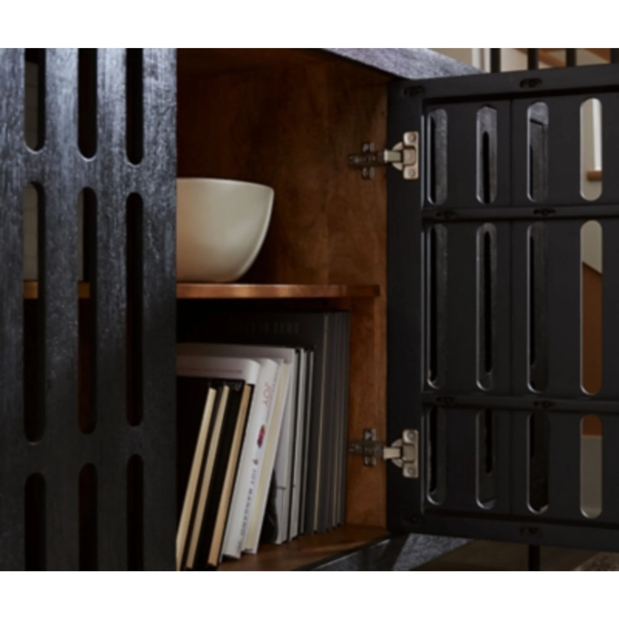 Vallisburg Accent Cabinet - Black/Natural - Image 5