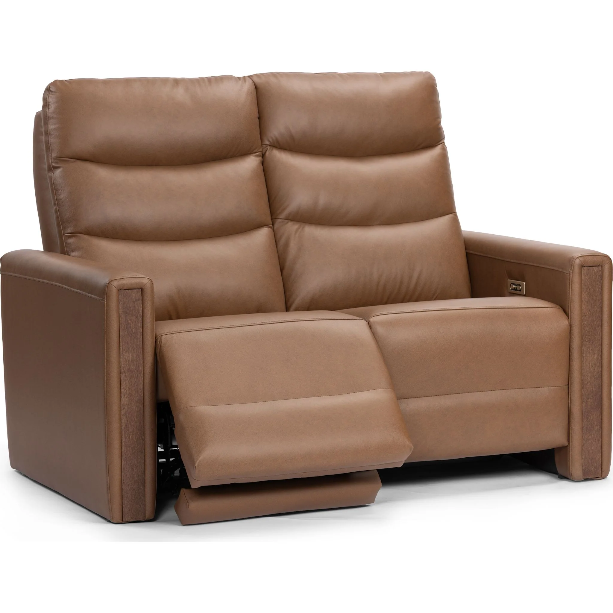 Valmont Power Reclining Loveseat With Power Headrest - Verona Russet - Image 3