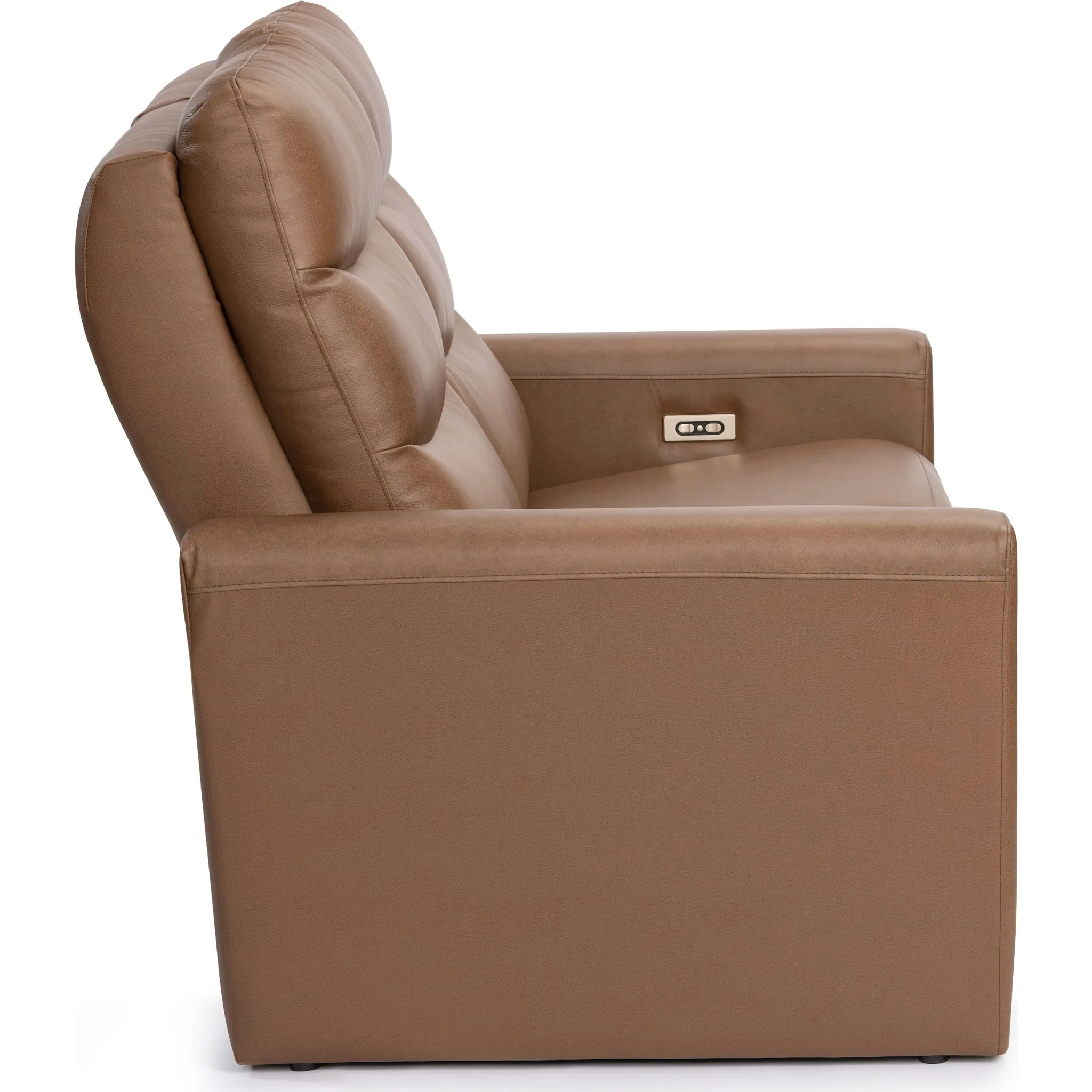 Valmont Power Reclining Loveseat With Power Headrest - Verona Russet - Image 4
