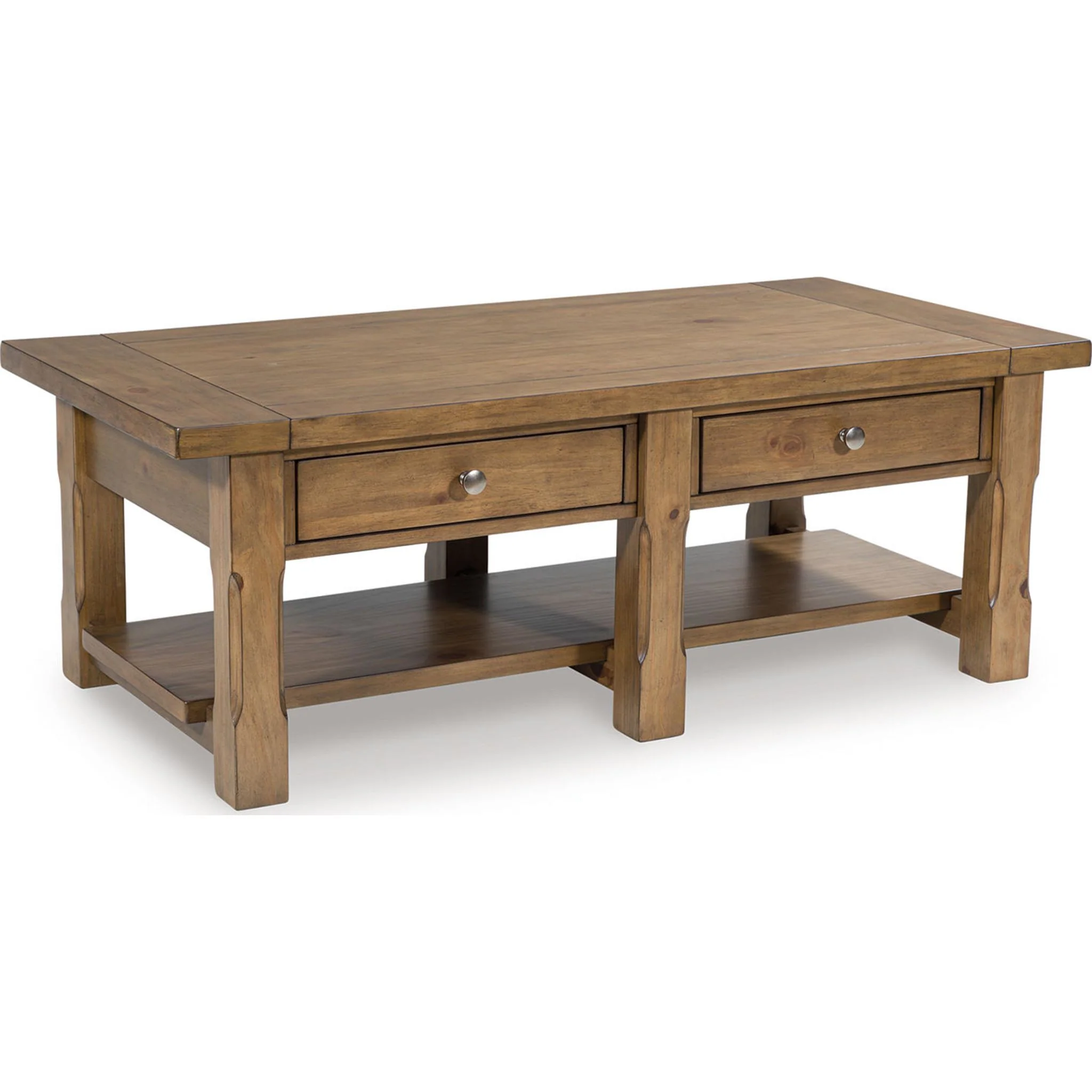 Vandenmore Coffee Table - Medium Brown - Image 3