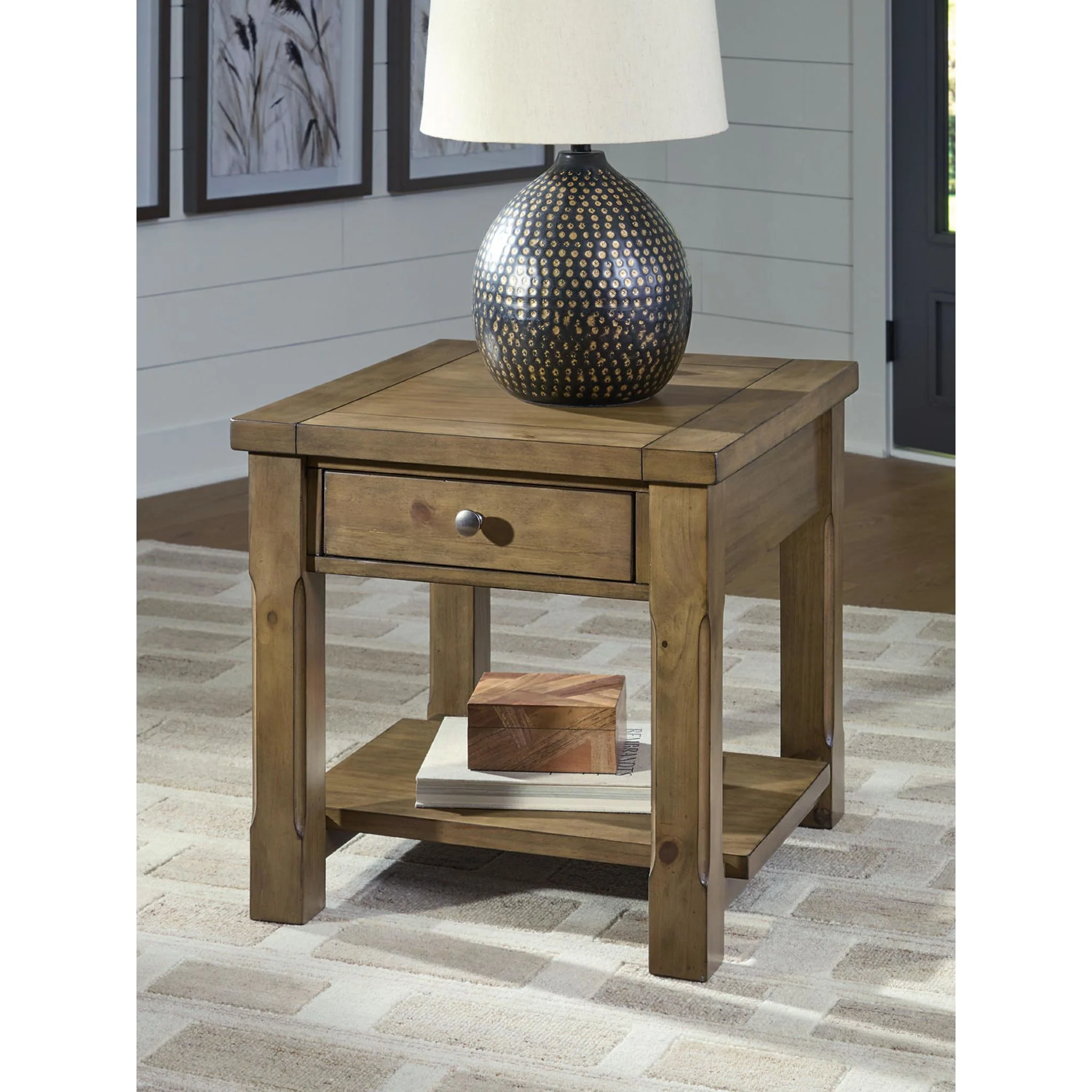 Vandenmore End Table - Medium Brown - Image 2