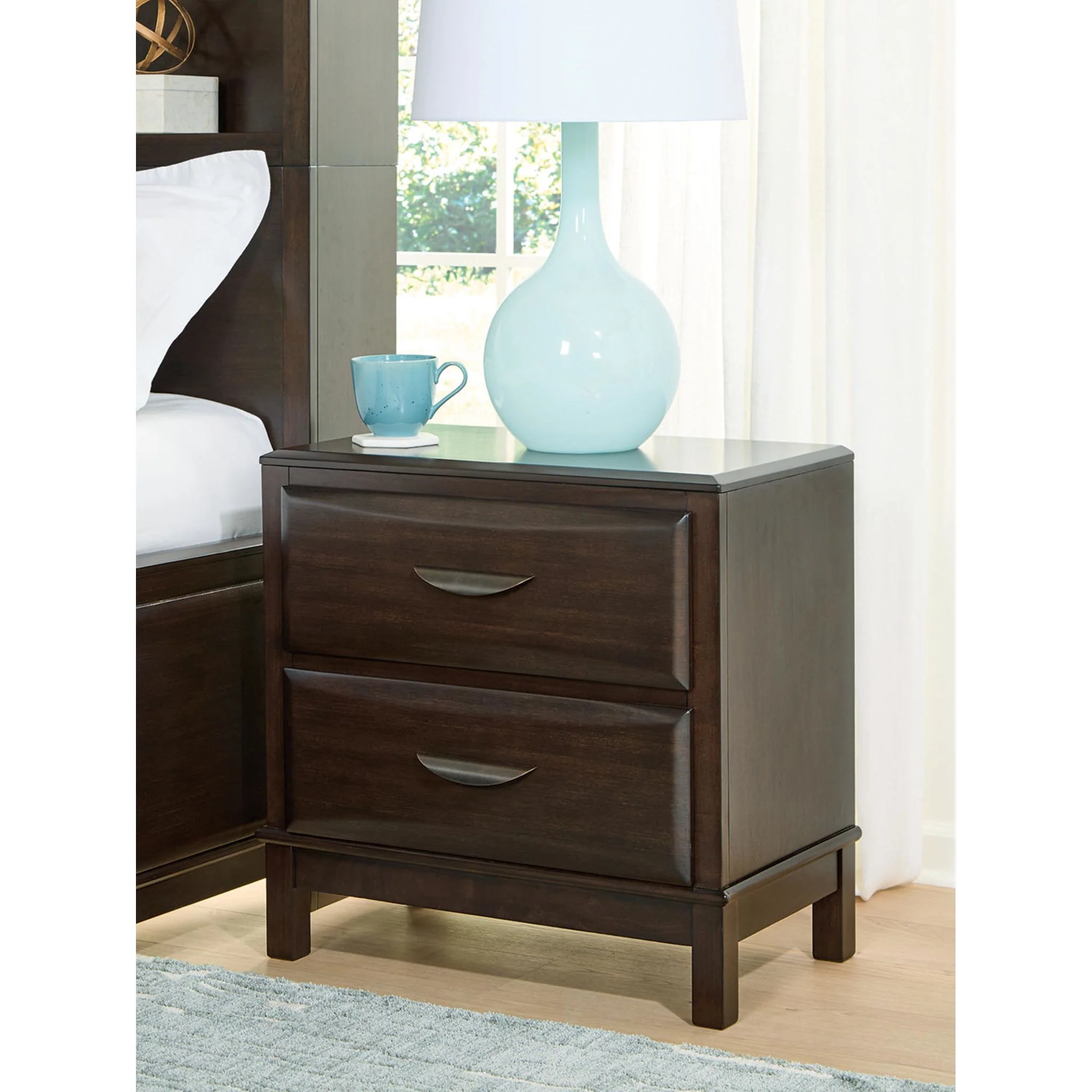 Vanmore Nightstand - Dark Brown - Image 2