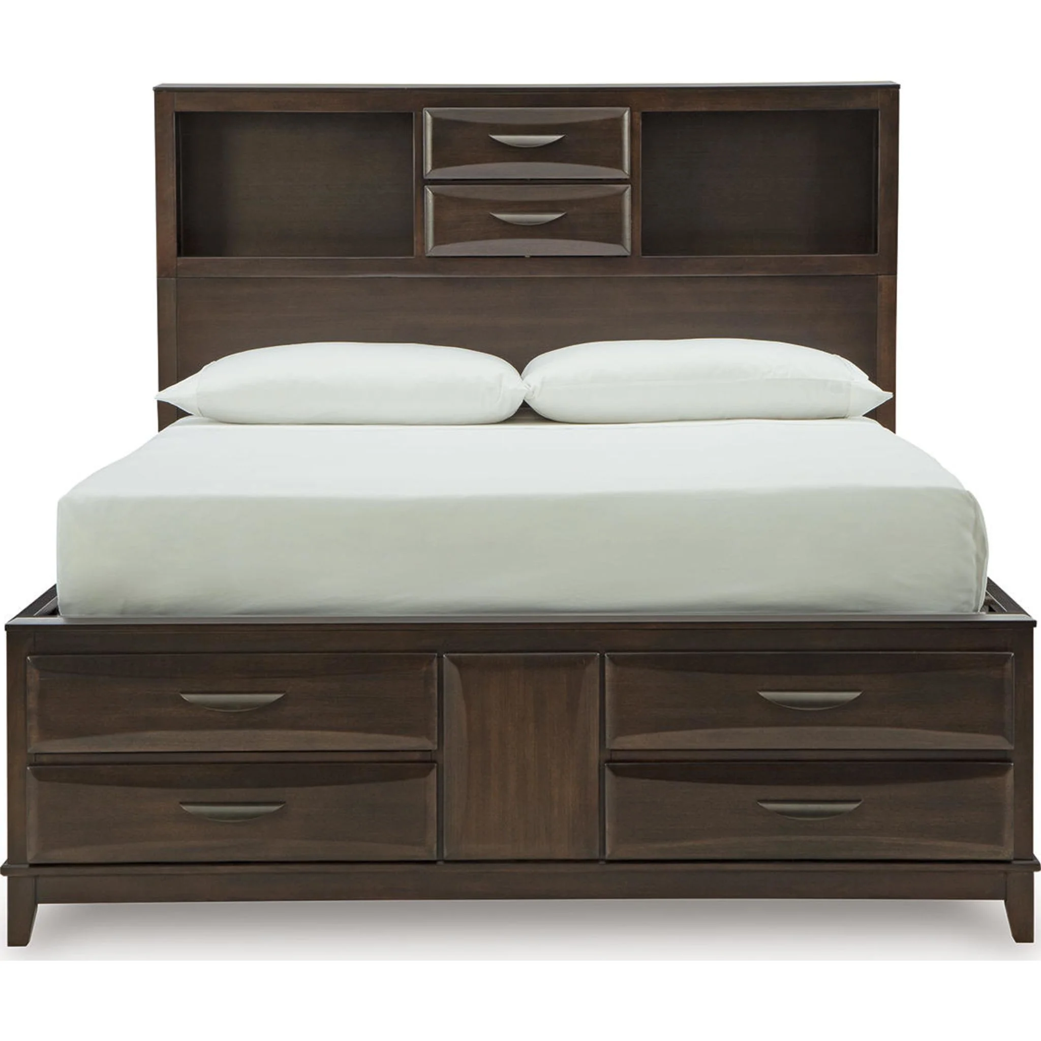 Vanmore Queen Storage Bed - Dark Brown - Image 4