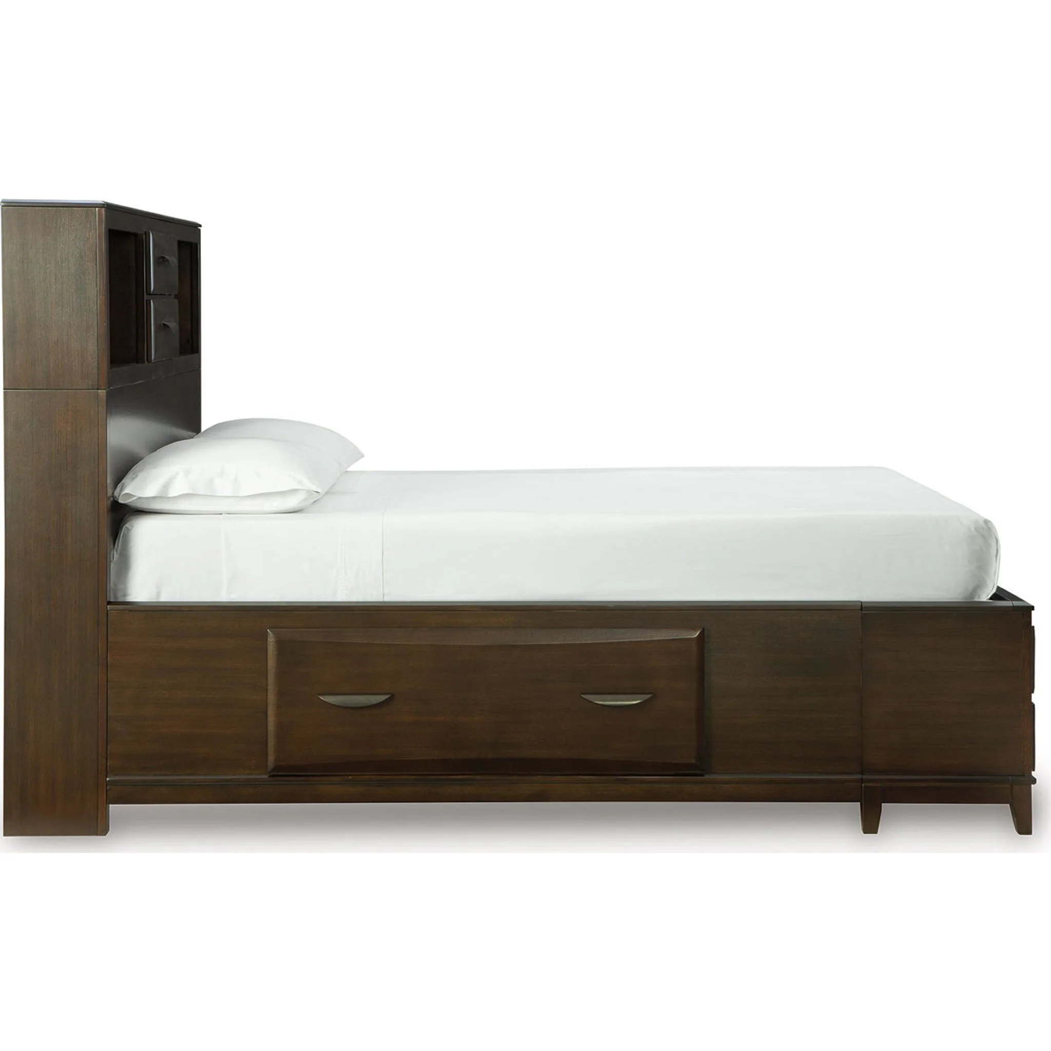 Vanmore Queen Storage Bed - Dark Brown - Image 6