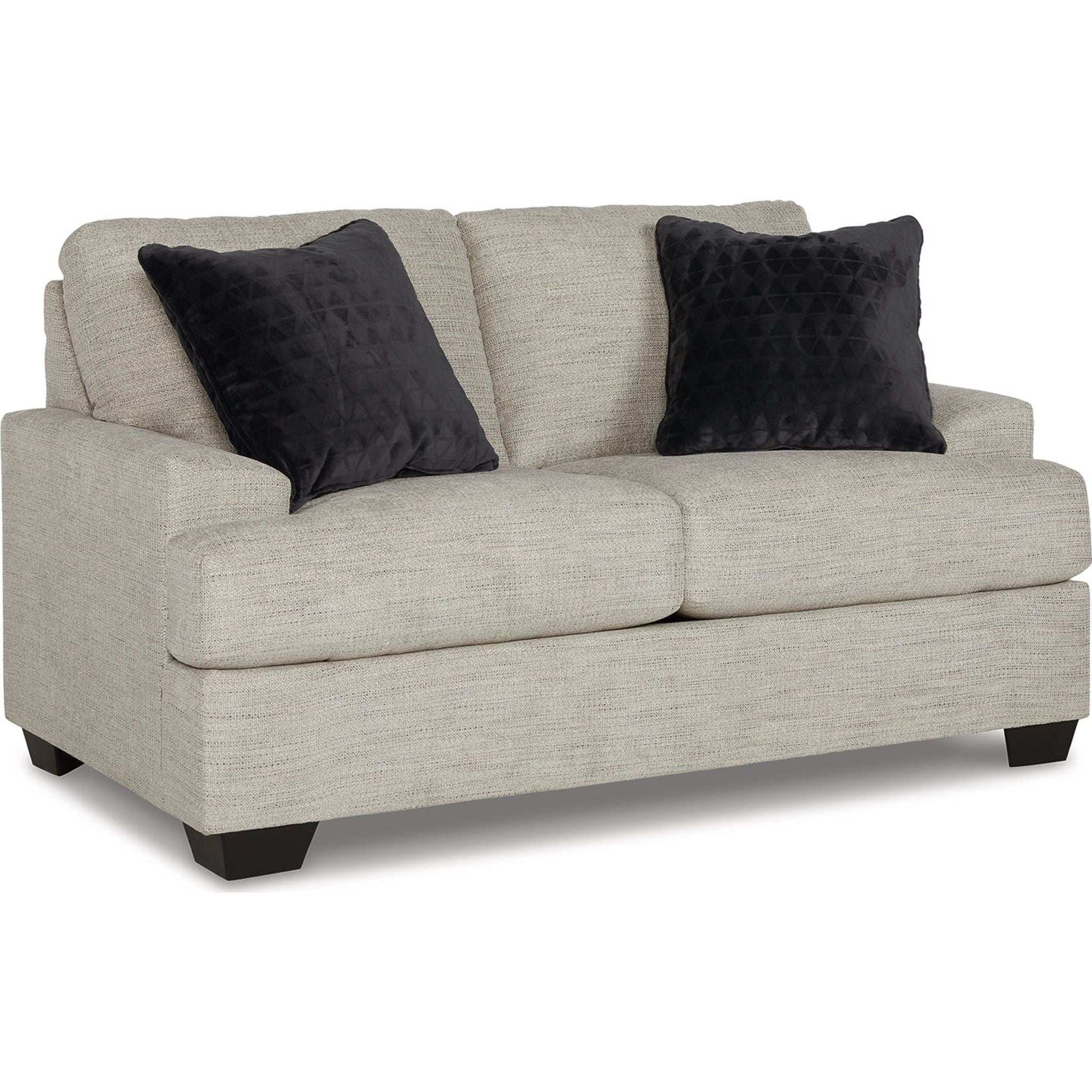 Vayda Loveseat - Pebble - Image 3