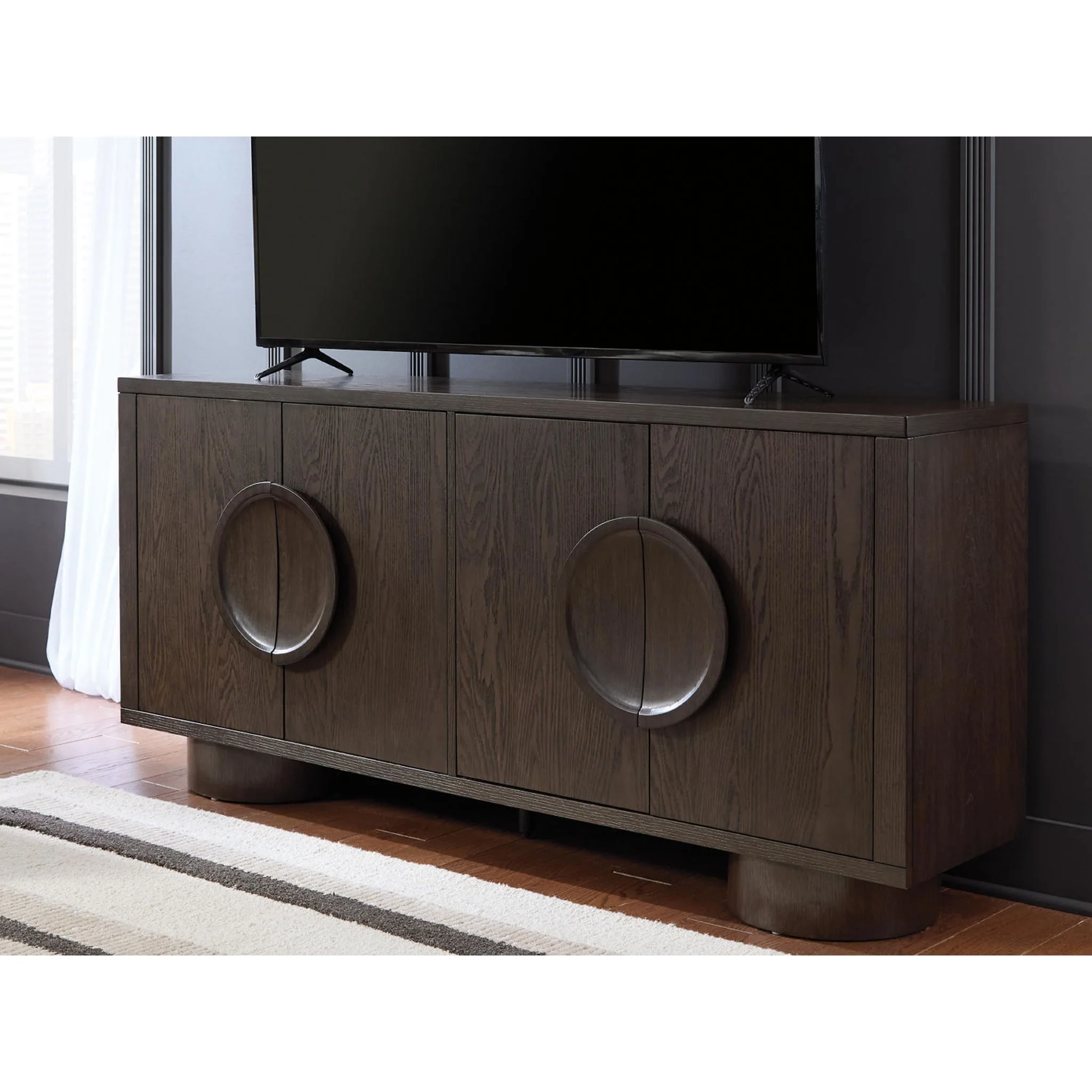 Veeda Accent Cabinet - Dark Brown - Image 7