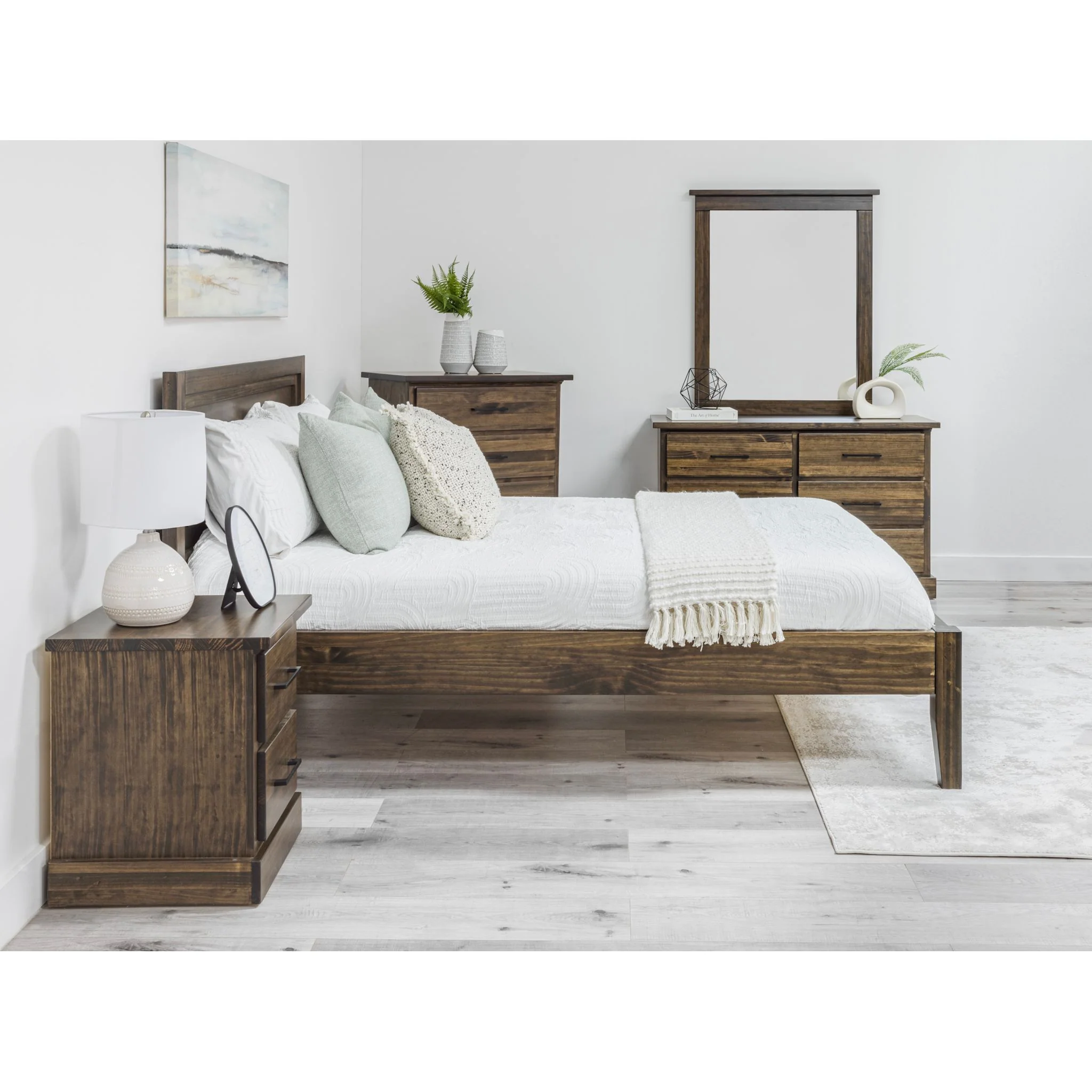 Vera 6 Piece Platform Bedroom - Truffle - Image 10