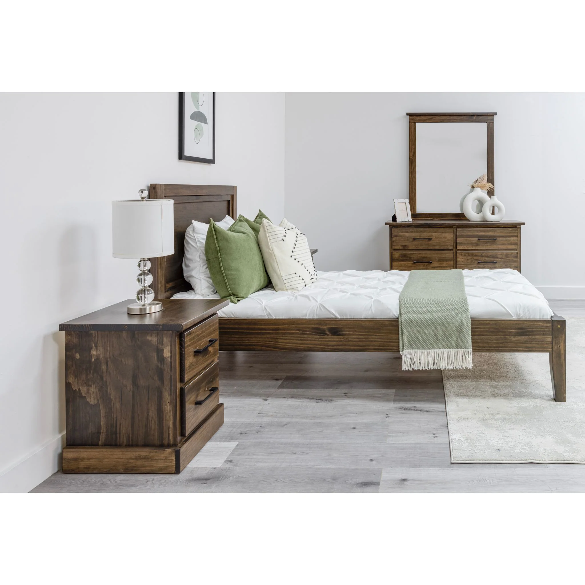 Vera 6 Piece Platform Bedroom - Truffle - Image 5