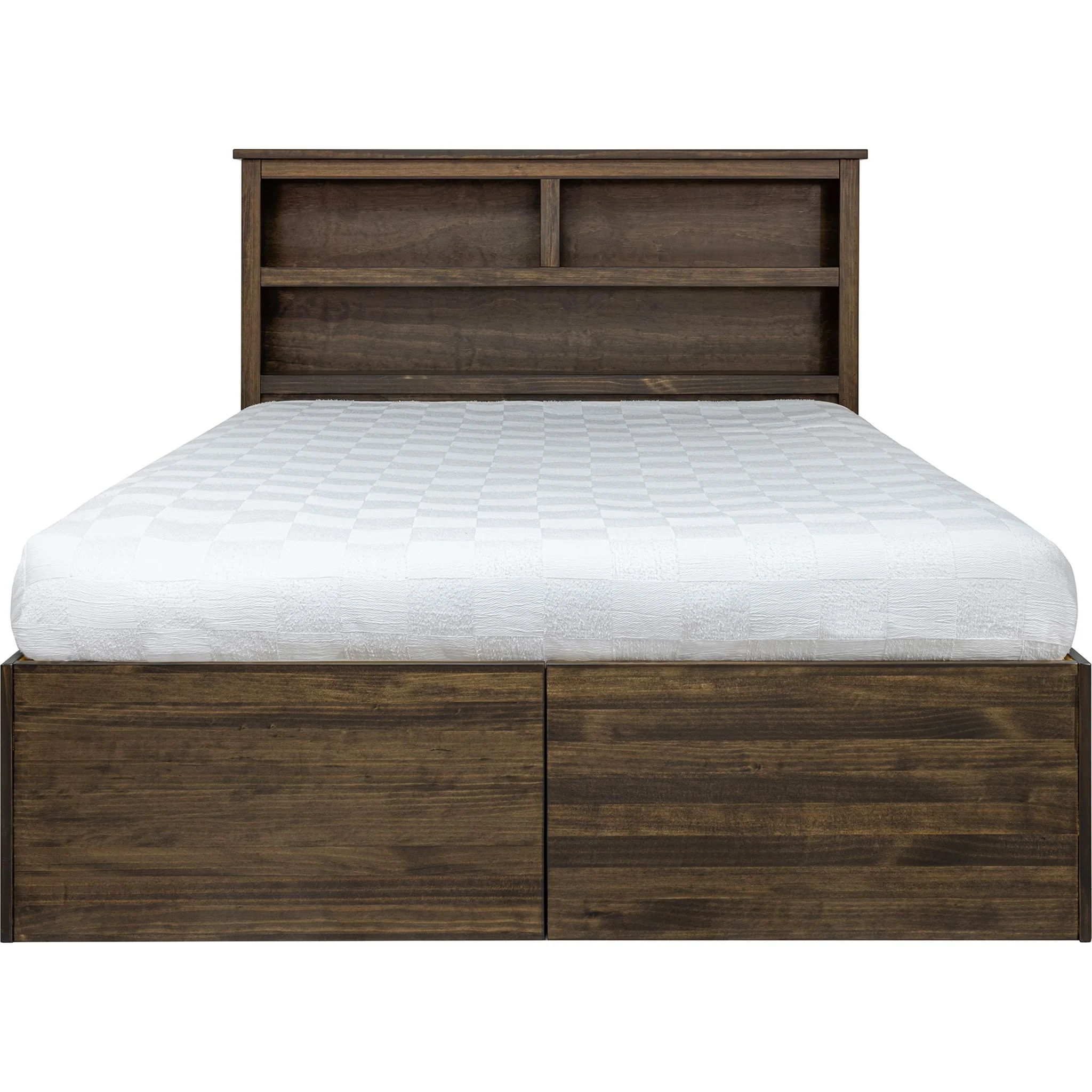 Vera Full Bookcase Storage Bed - Truffle - Image 2