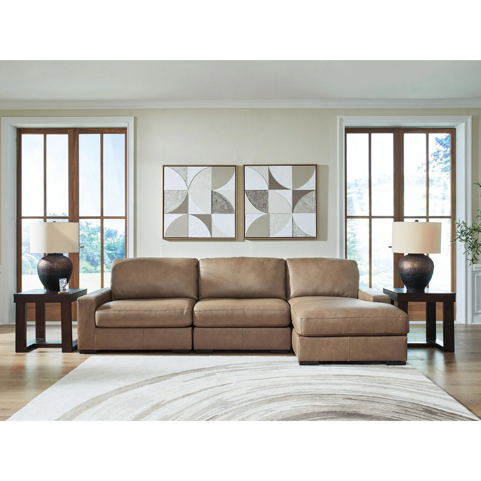 Veronella 3 Piece Sectional with Chaise - Image 3