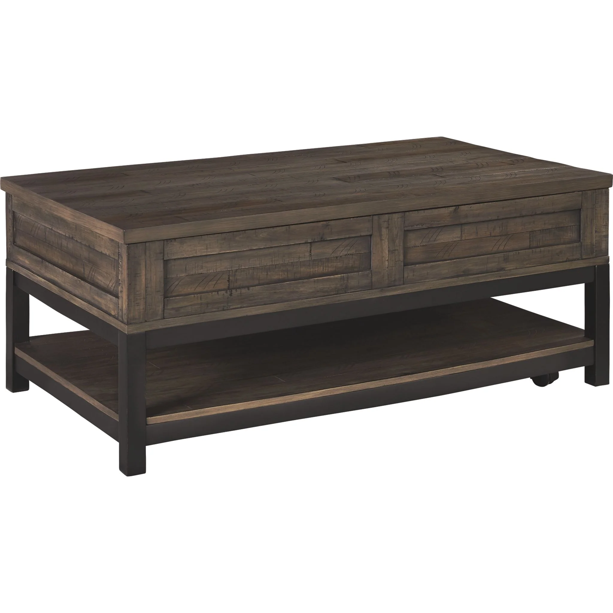 Villa Flora Coffee Table - Grayish Brown - Image 4