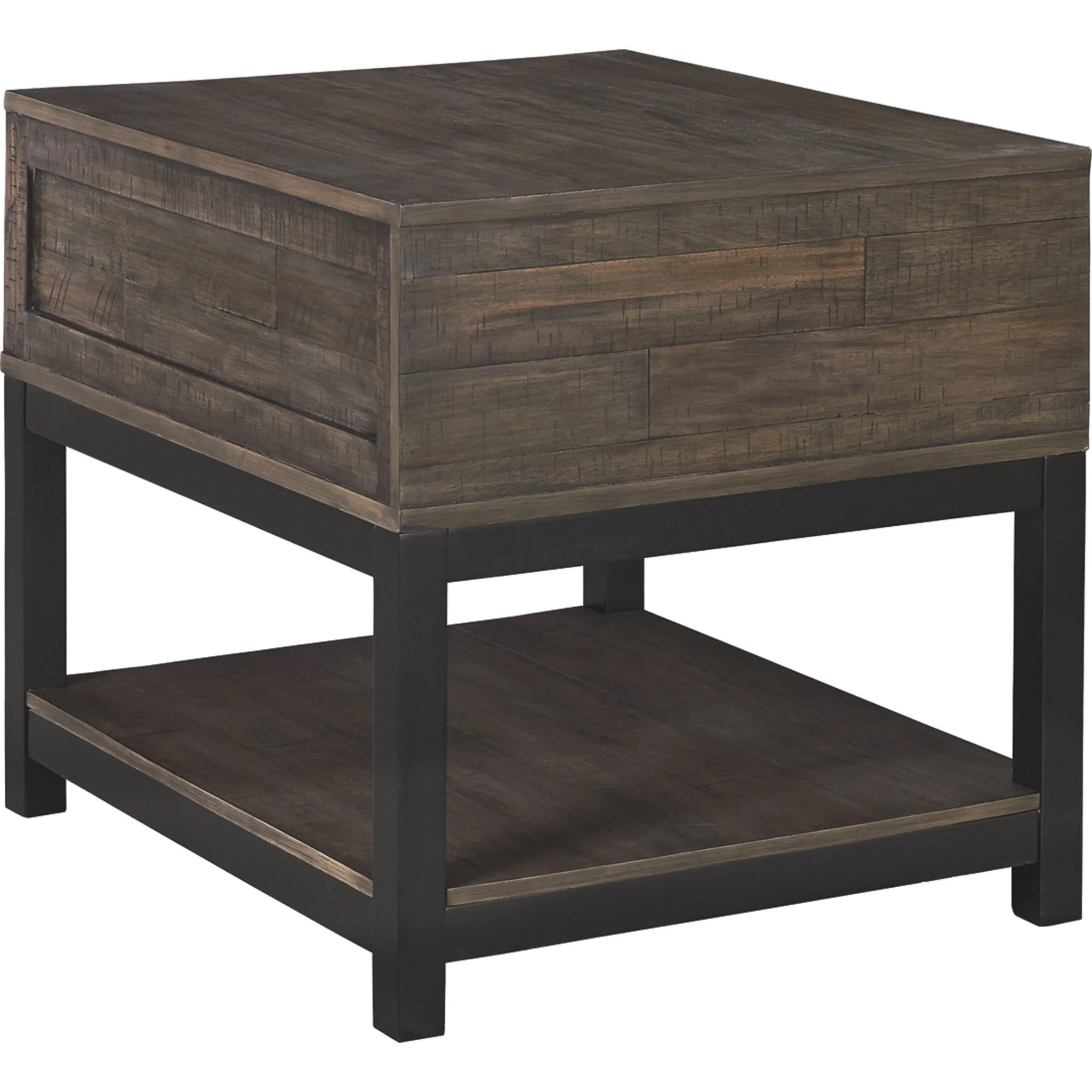 Villa Flora End Table - Grayish Brown - Image 3