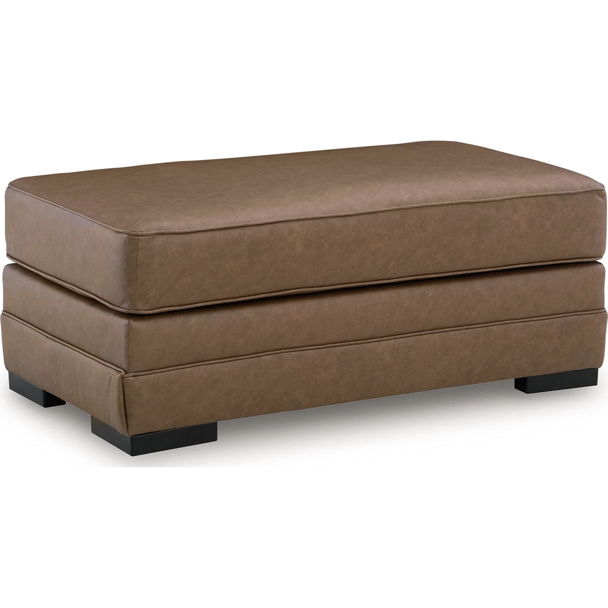 VillaCourt Ottoman - Caramel - Image 4