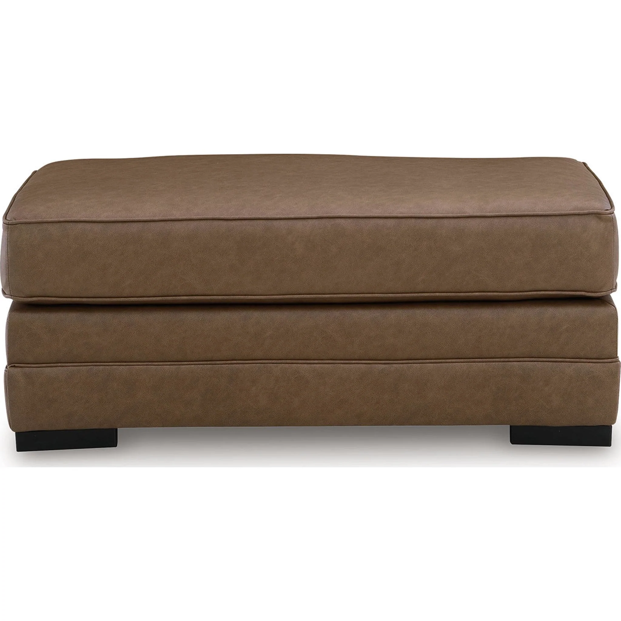 VillaCourt Ottoman - Caramel - Image 5